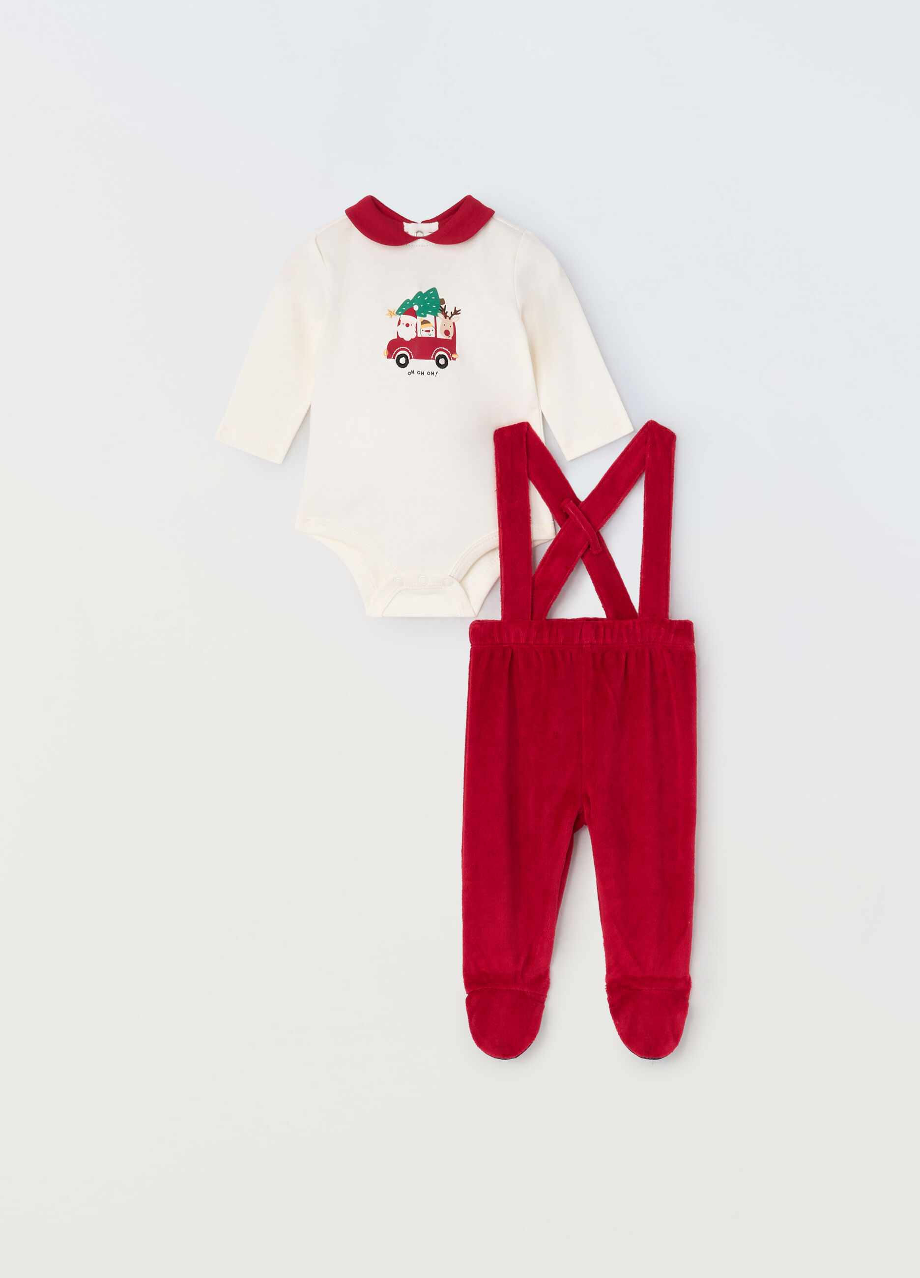 Set in interlock di puro cotone neonato_0