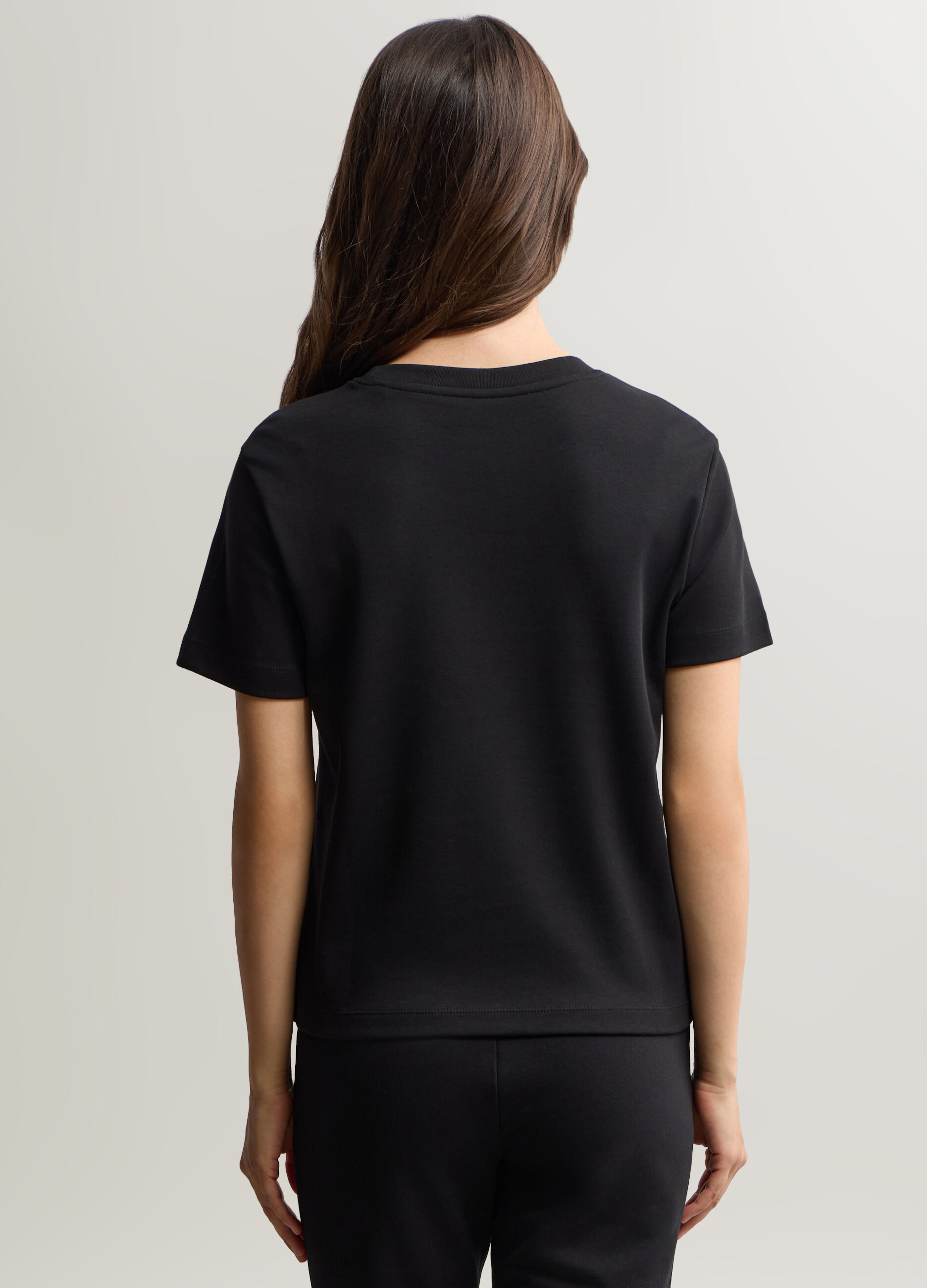 T-shirt girocollo donna_1