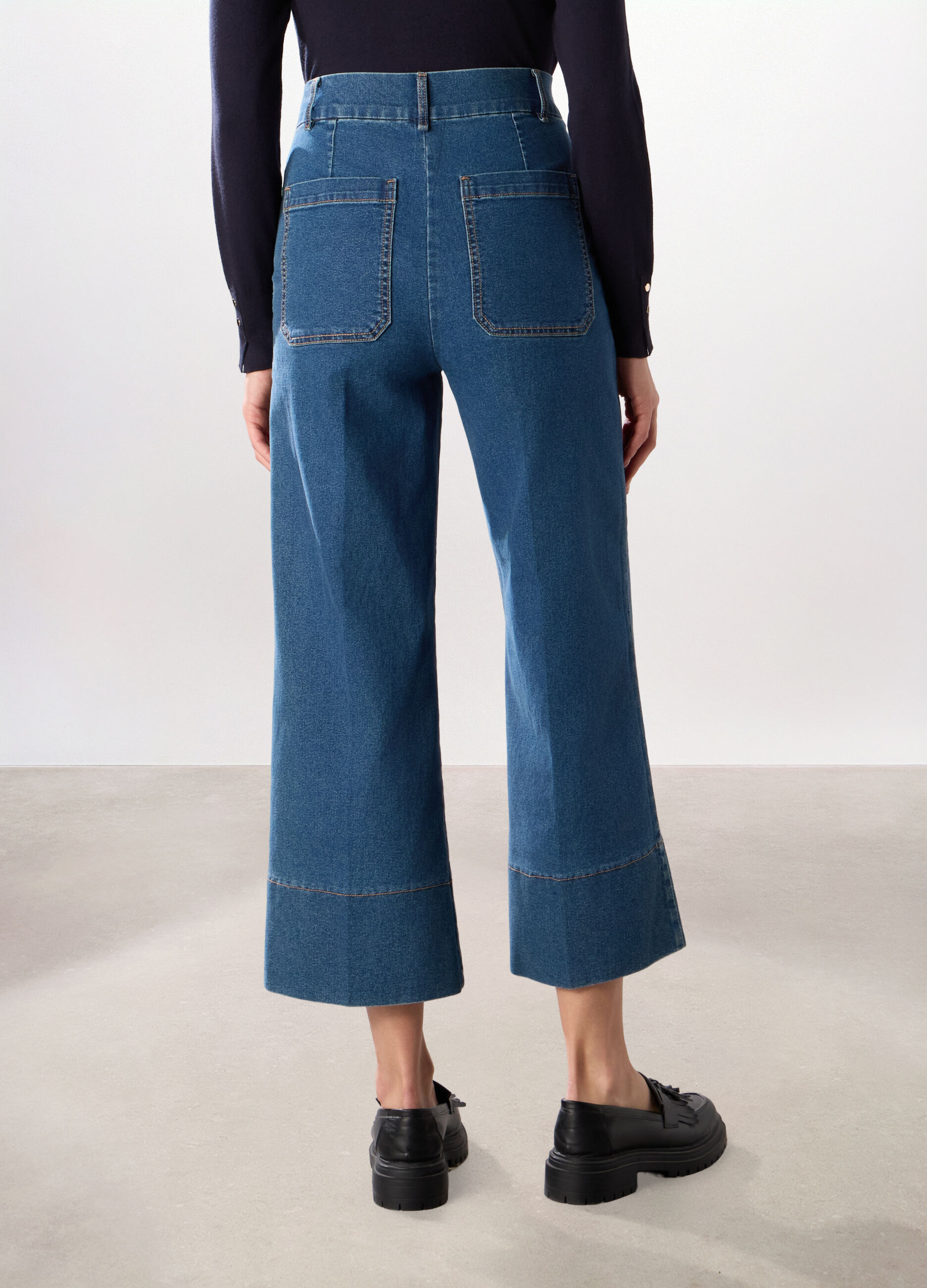 Jeans wide leg cropped donna_1