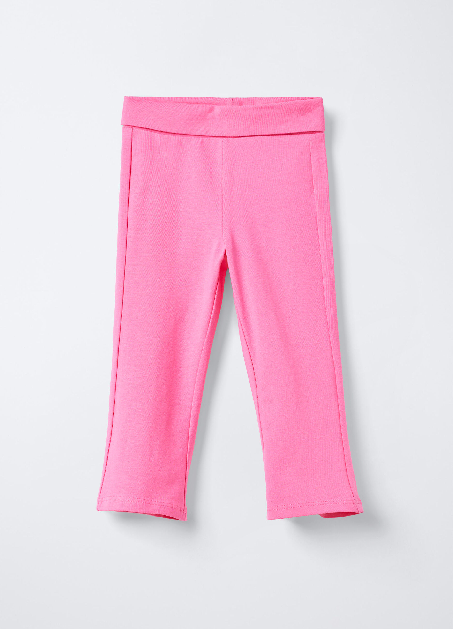 Leggings in jersey di cotone stretch Flare Fit bimba_0