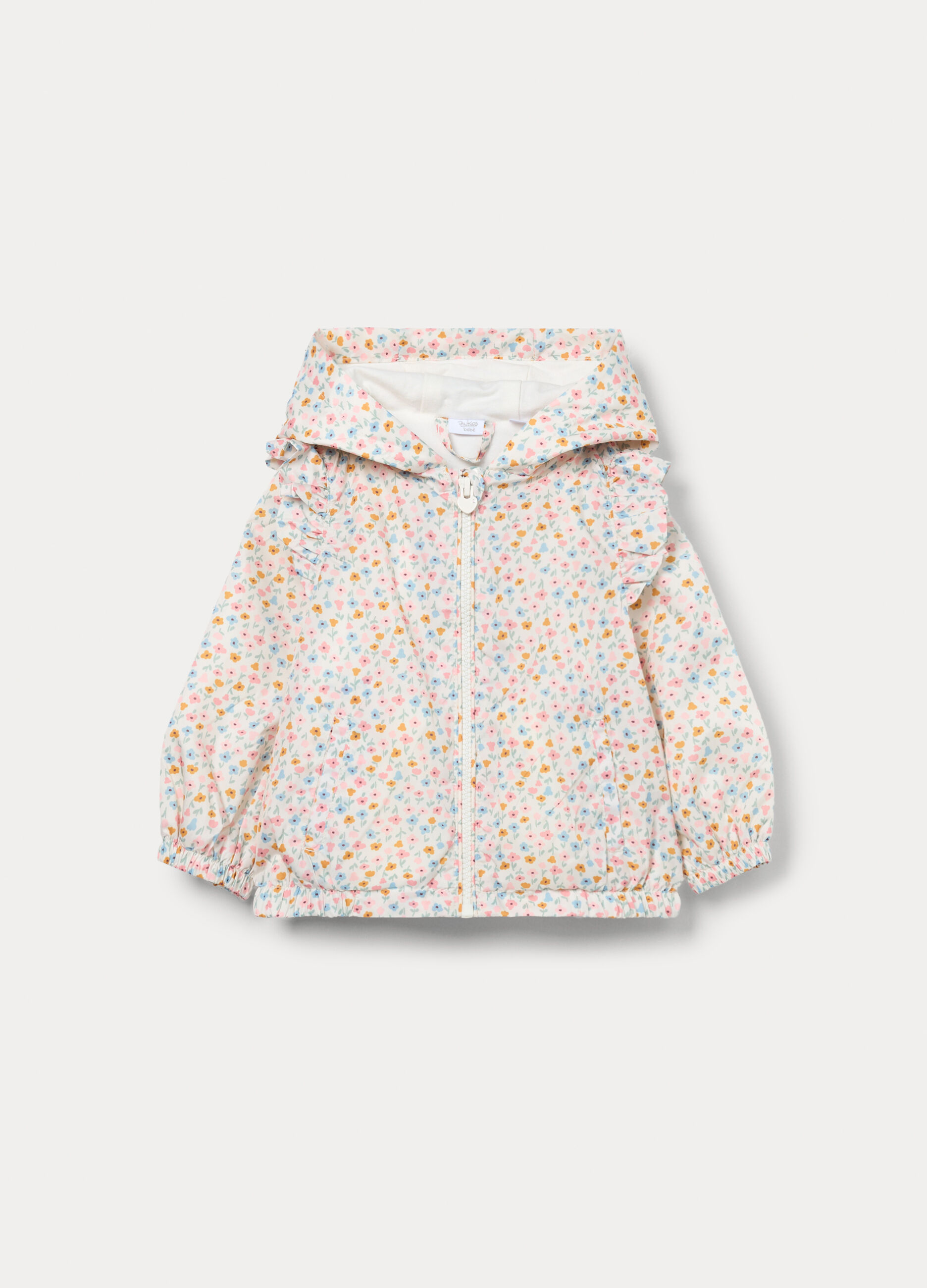 Giacca a vento con cappuccio neonata_0