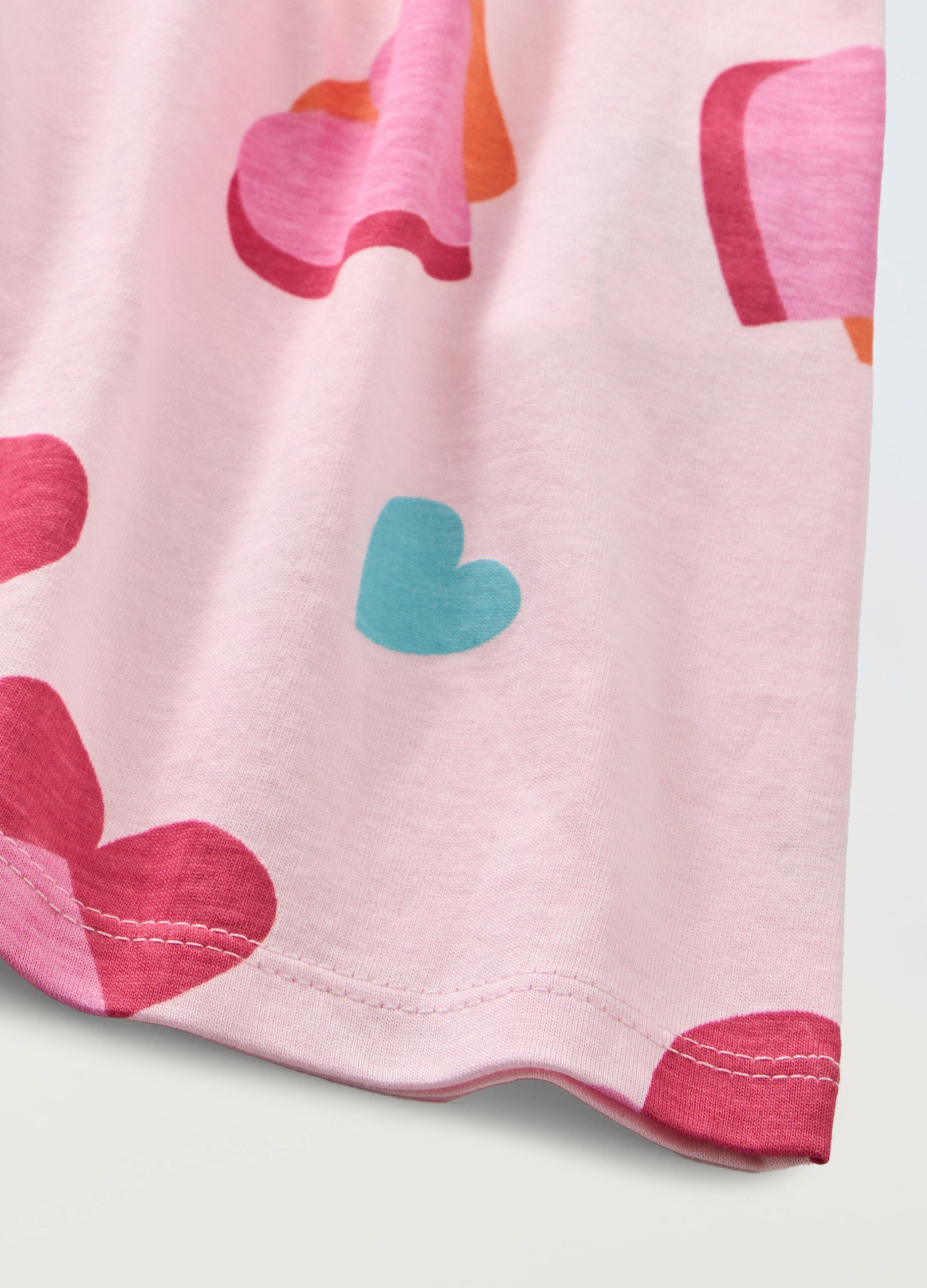 Vestito in puro cotone neonata