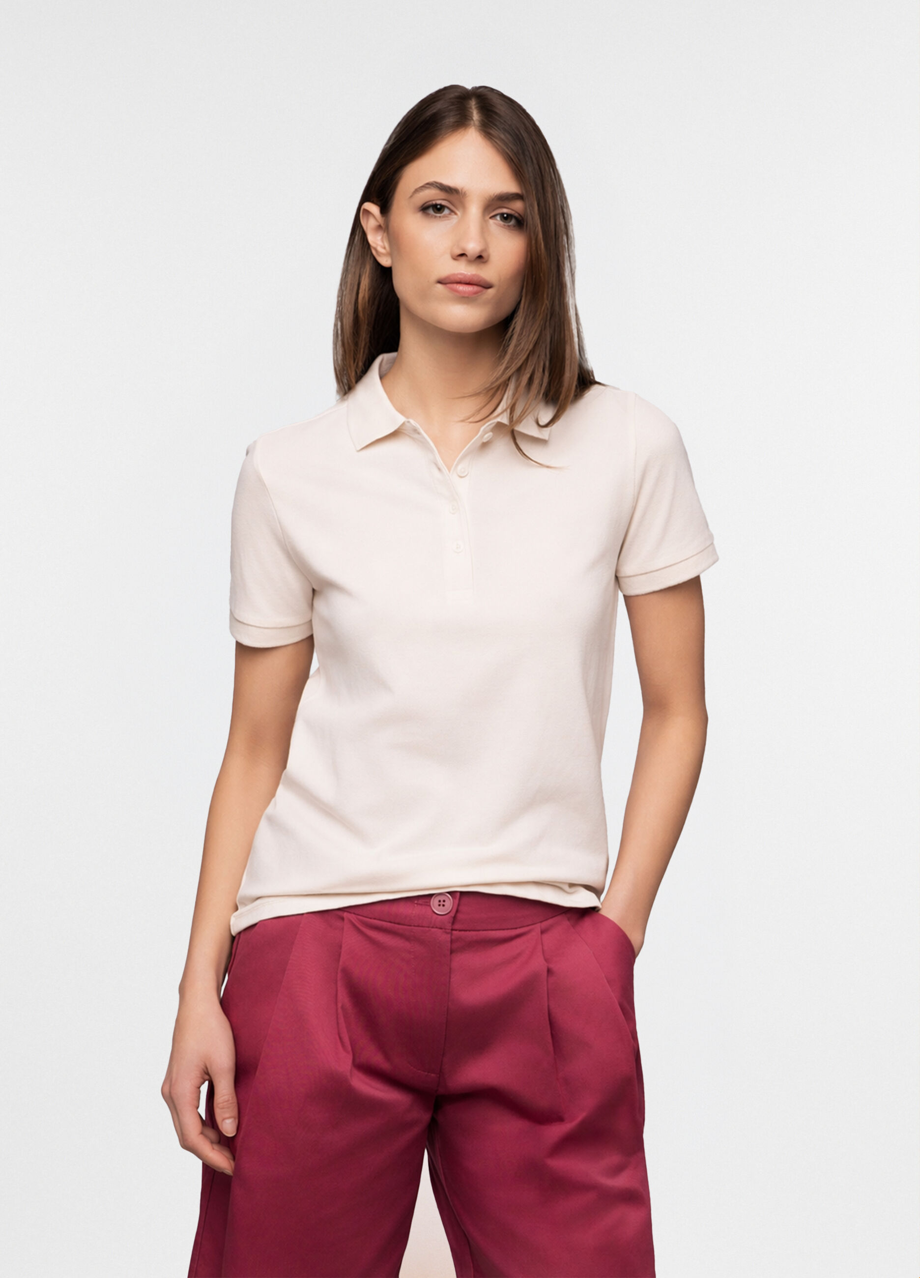 Polo piquet stretch donna_0