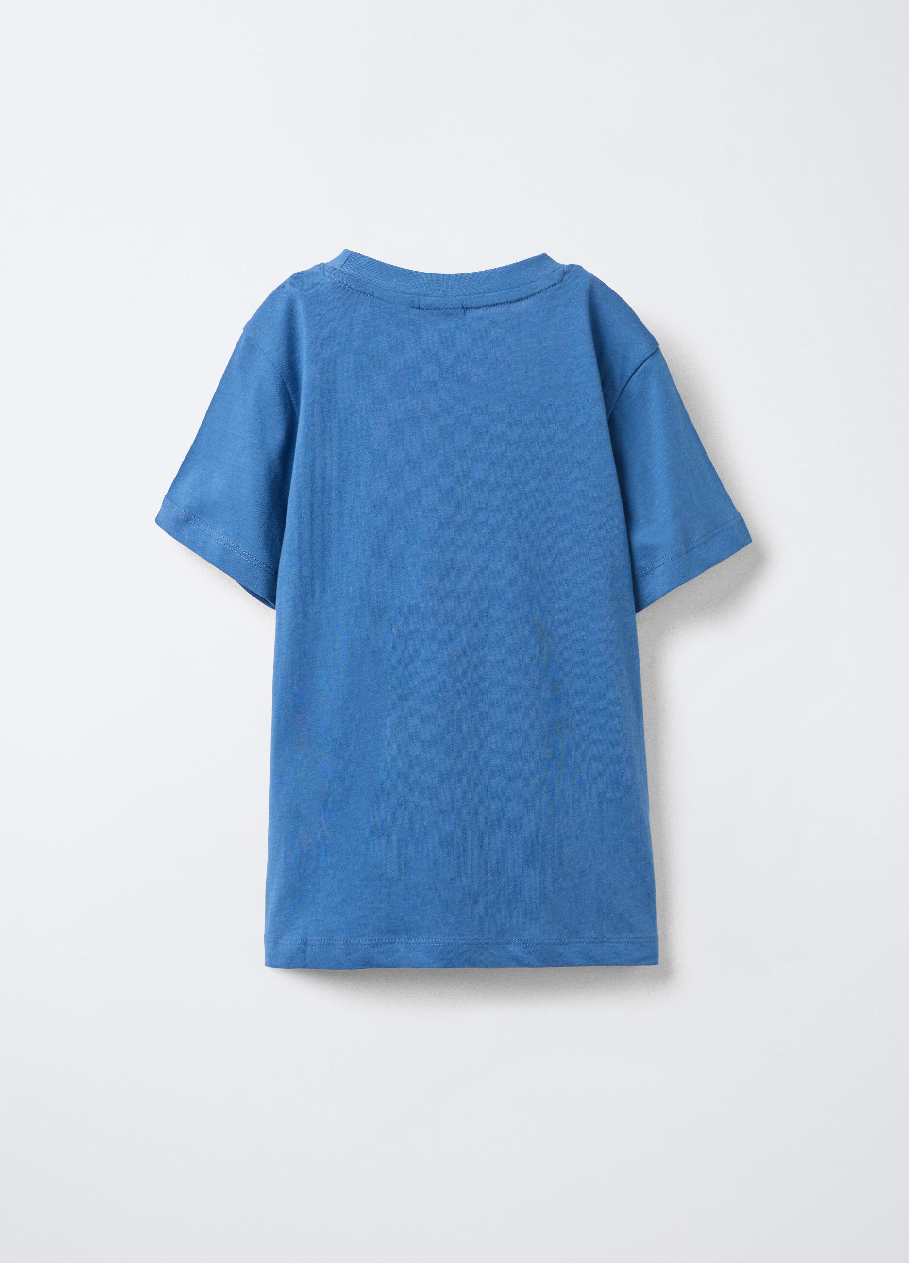 T-shirt girocollo in jersey di puro cotone bambino_1