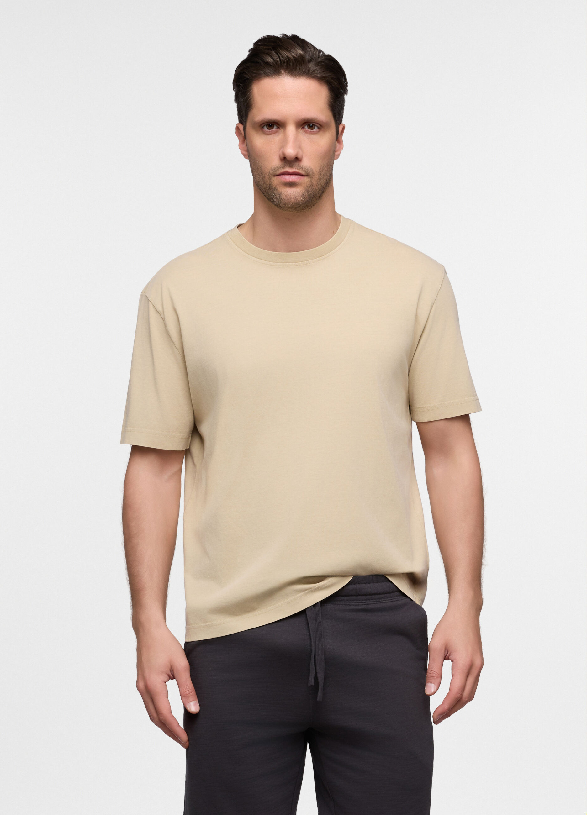 T-shirt relaxed fit in cotone uomo_0