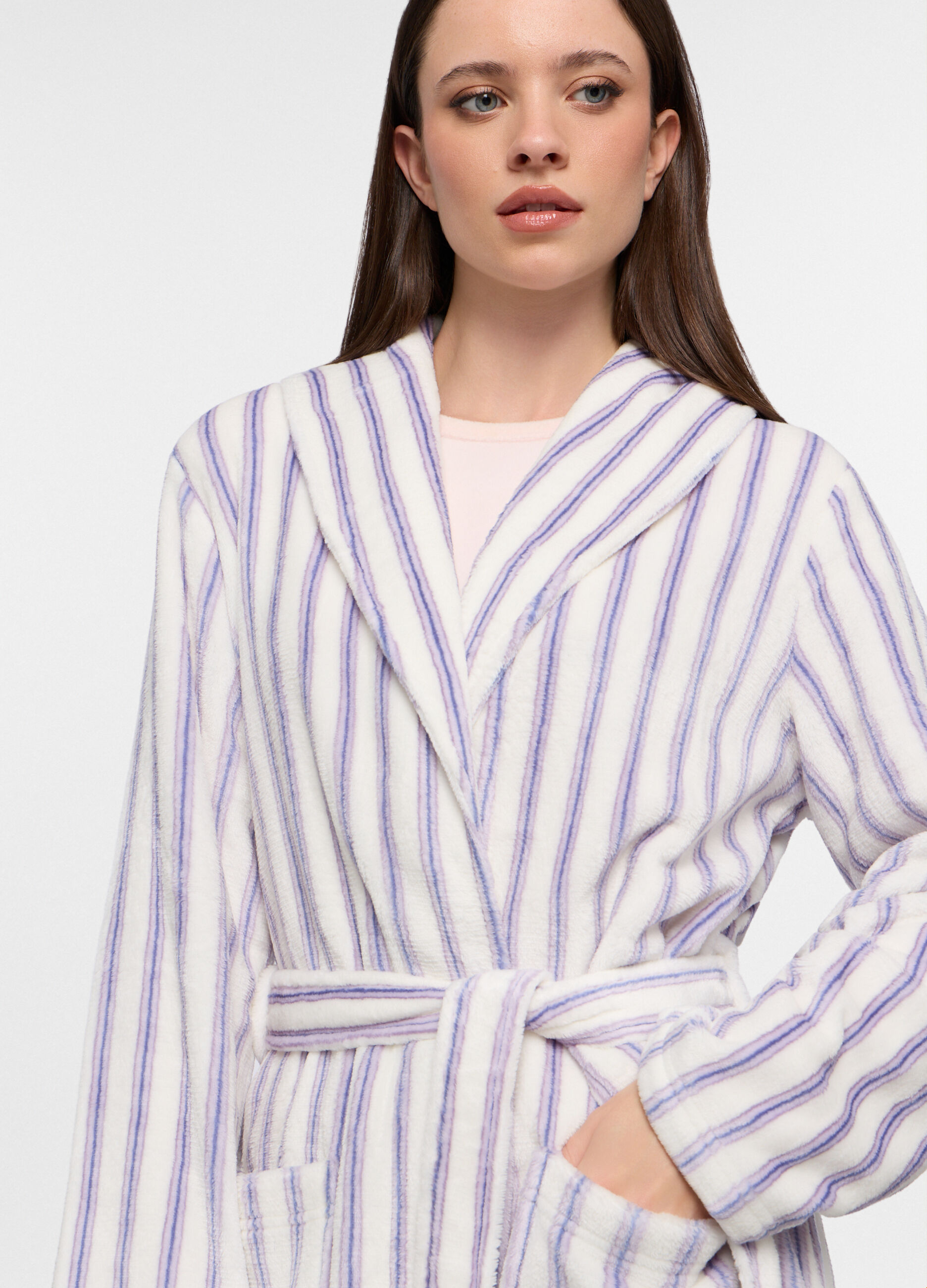 Vestaglia in coral fleece donna_2