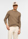 Maglione girocollo in maglia rasata uomo_0