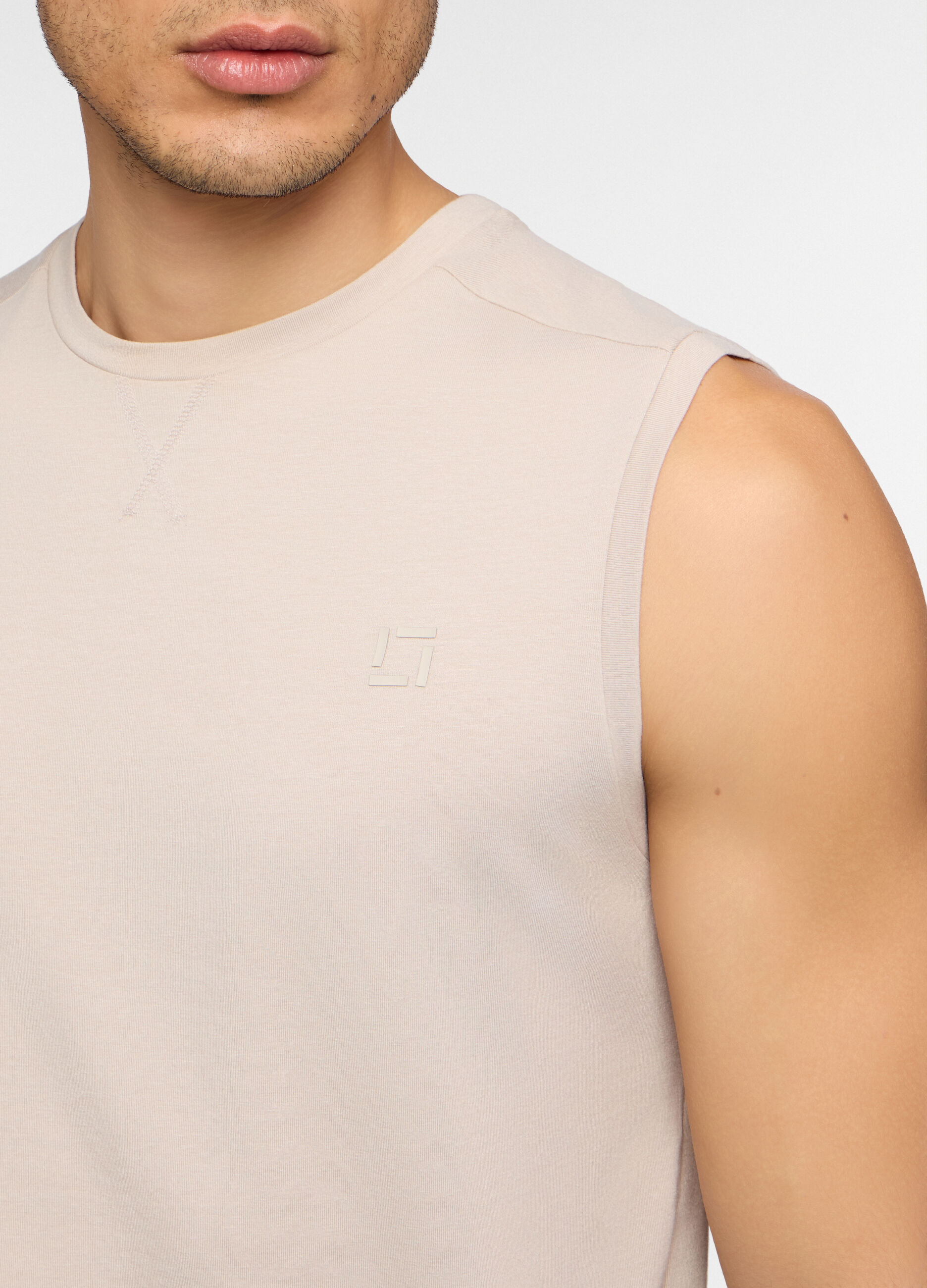 Canotta in cotone e modal stretch uomo_2