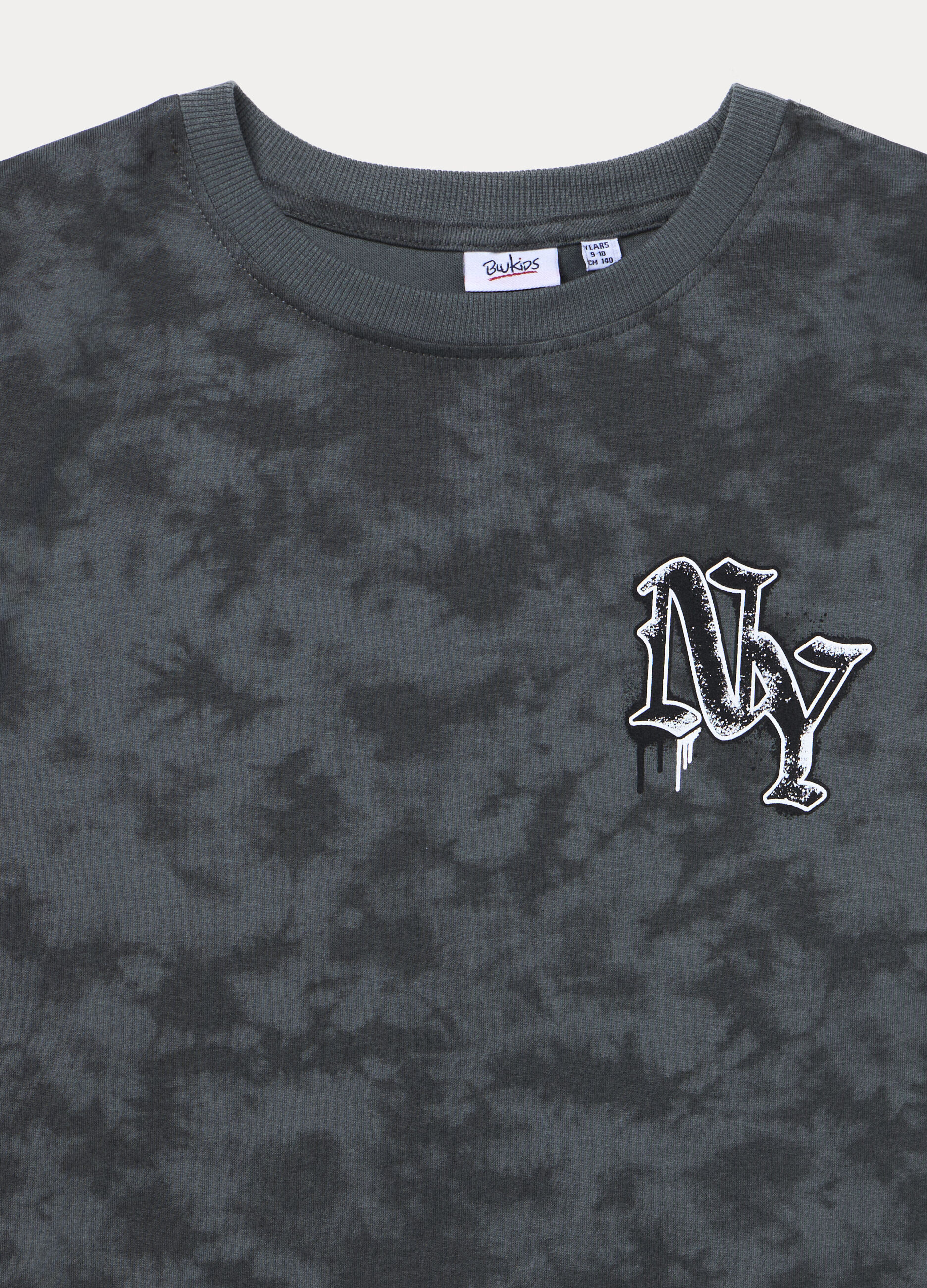 T-shirt girocollo in jersey di puro cotone ragazzo_2