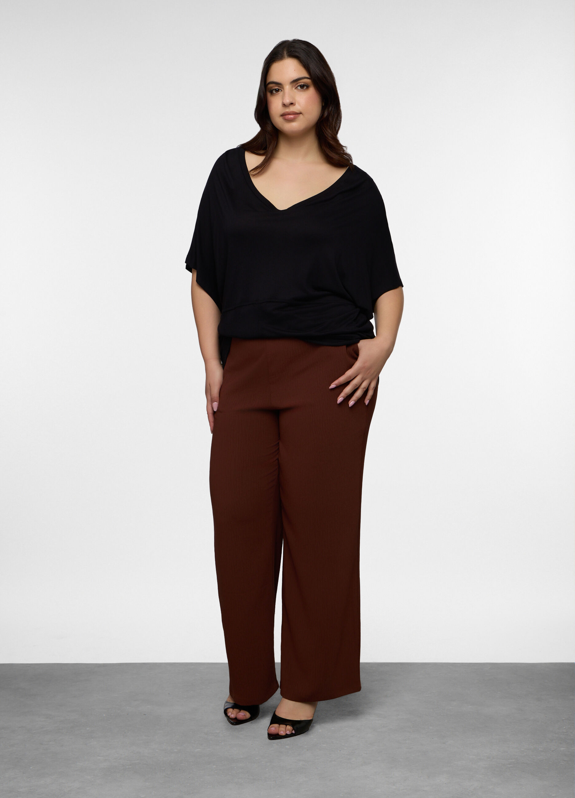 Pantaloni Fit regular donna curvy_0