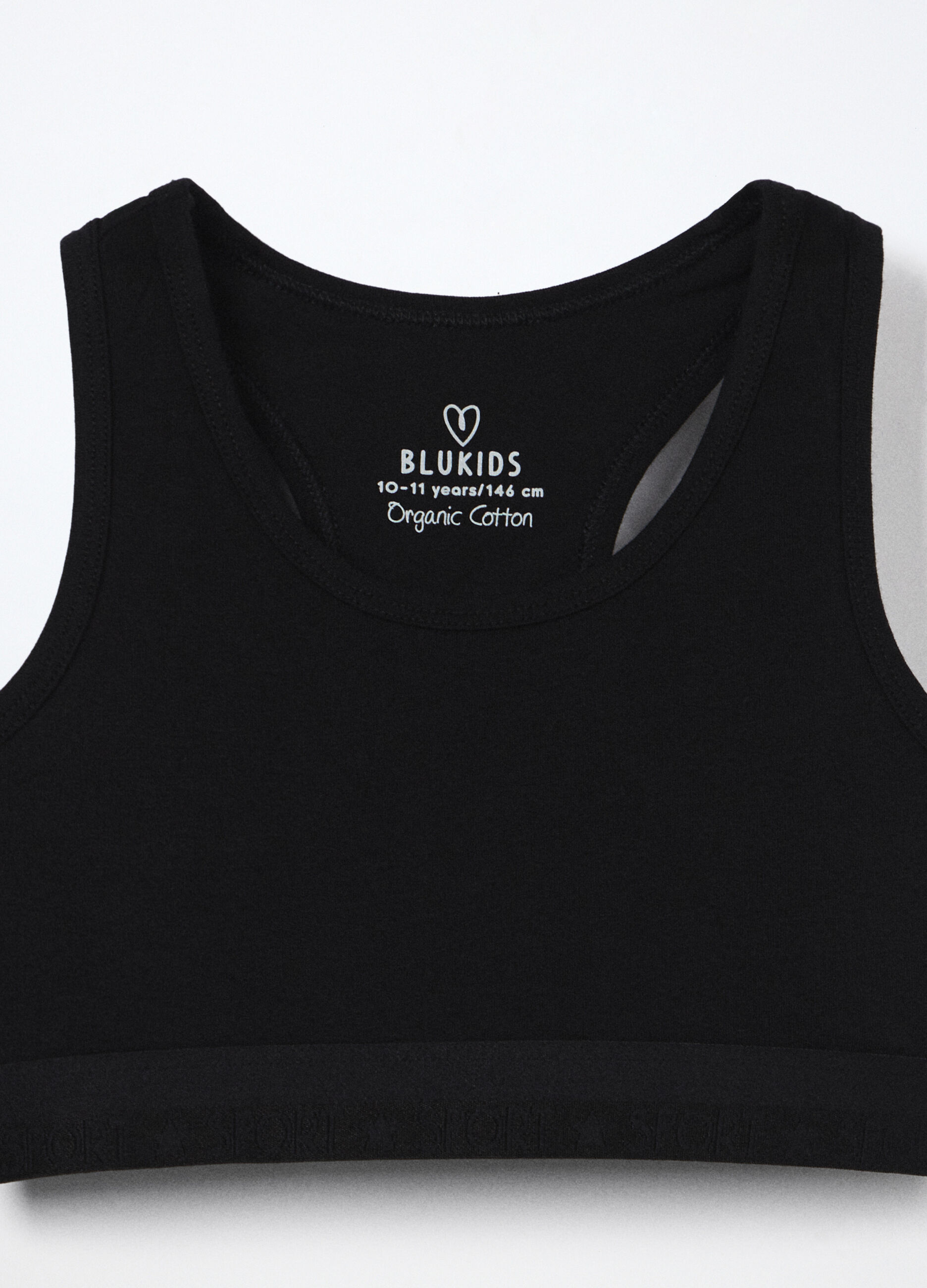 Pack 2 top in jersey di cotone stretch ragazza_2