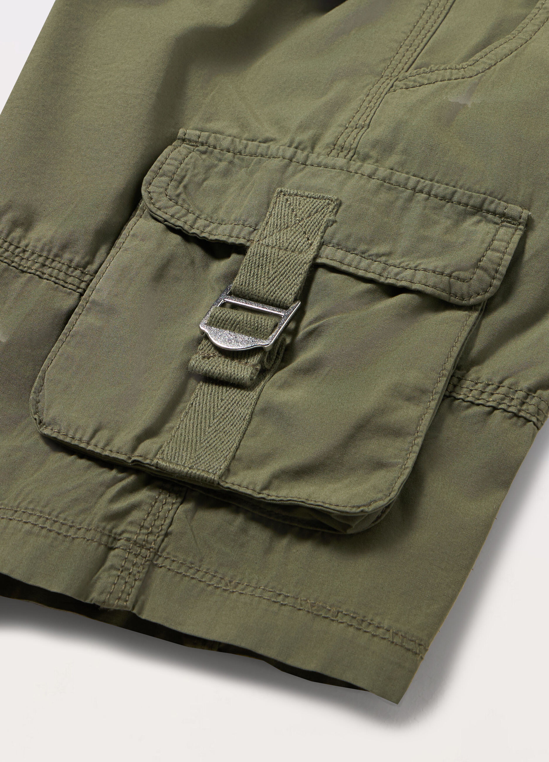 Shorts cargo in puro cotone ragazza_1