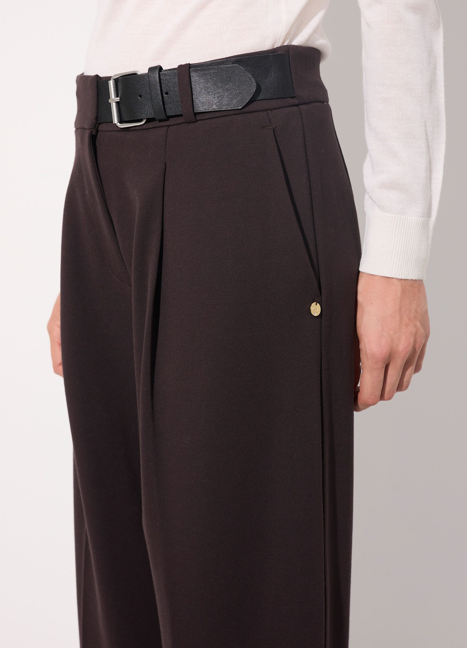 Pantalone palazzo in punto milano donna_3