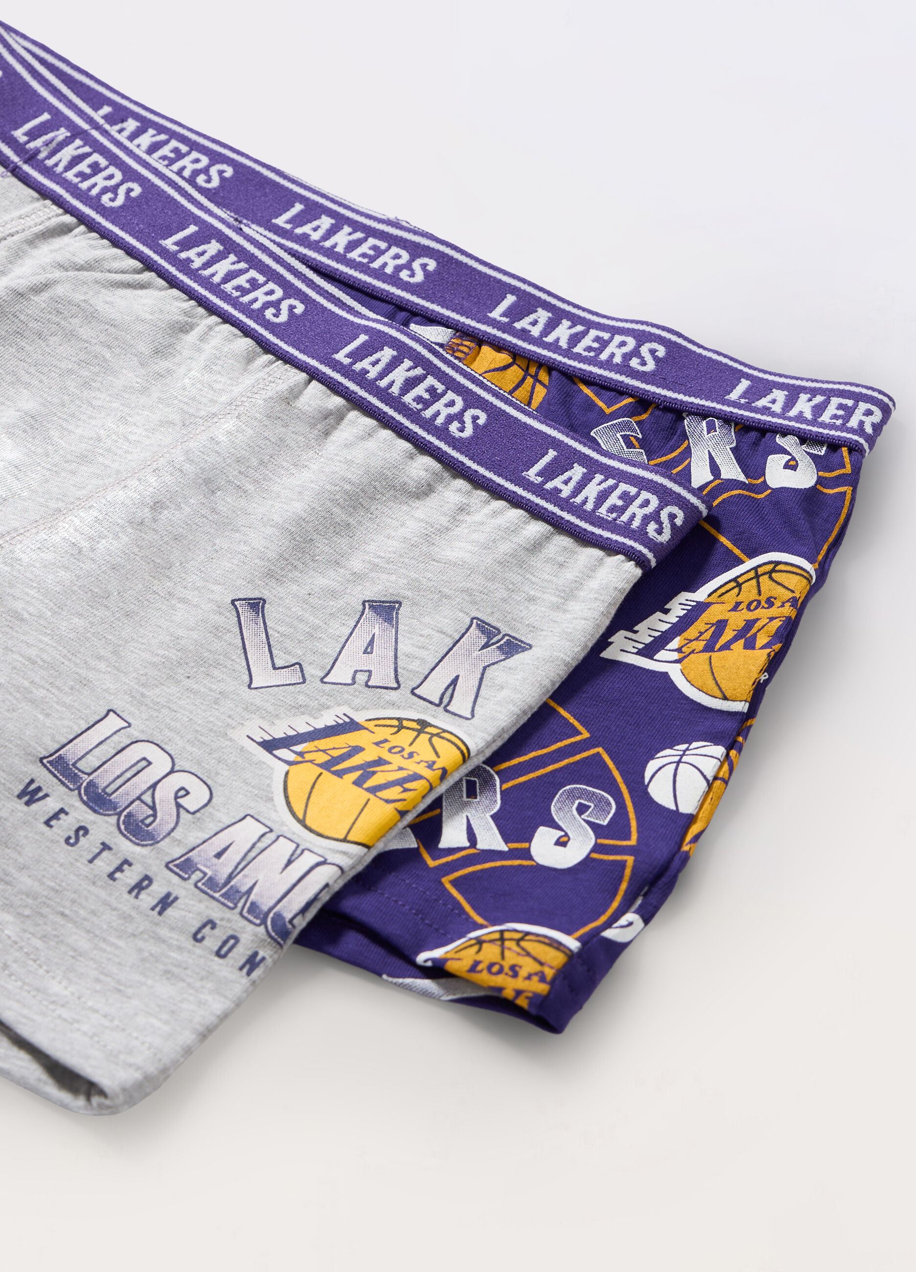 Pack 2 boxer NBA in cotone stretch ragazzo