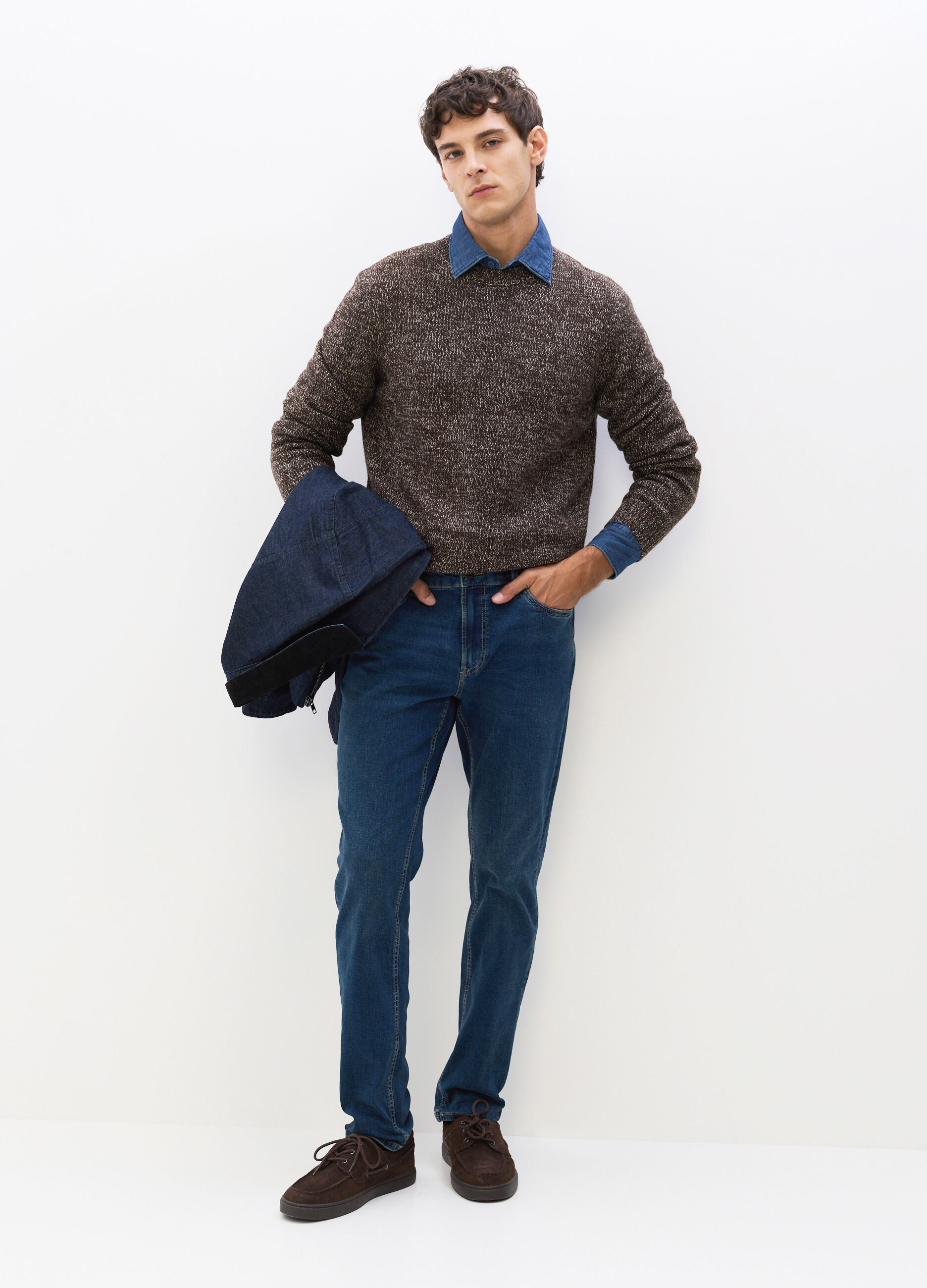Jeans slim fit in denim stretch uomo_0