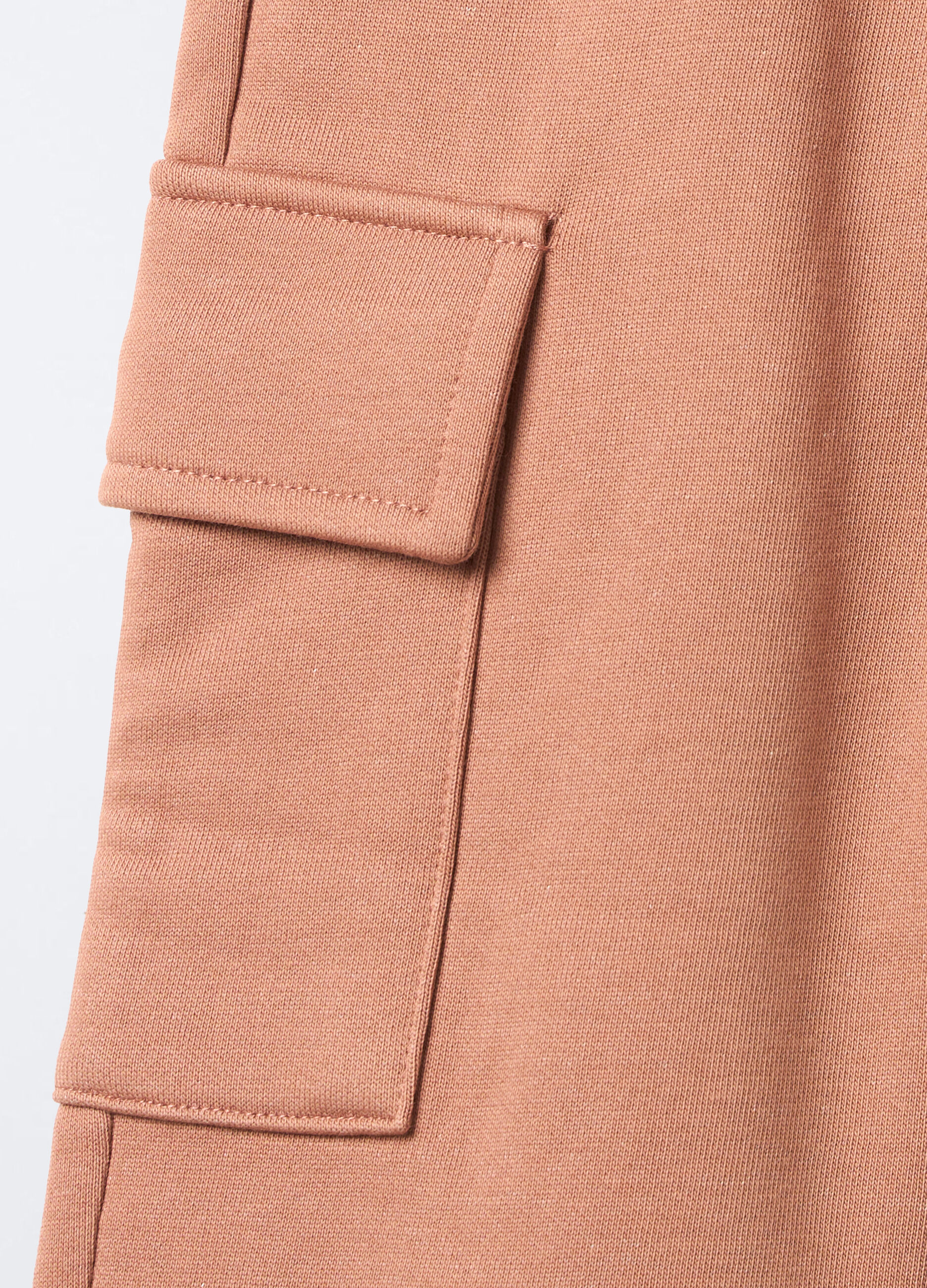 Jogger cargo in felpa misto cotone Relaxed Fit bambina_2