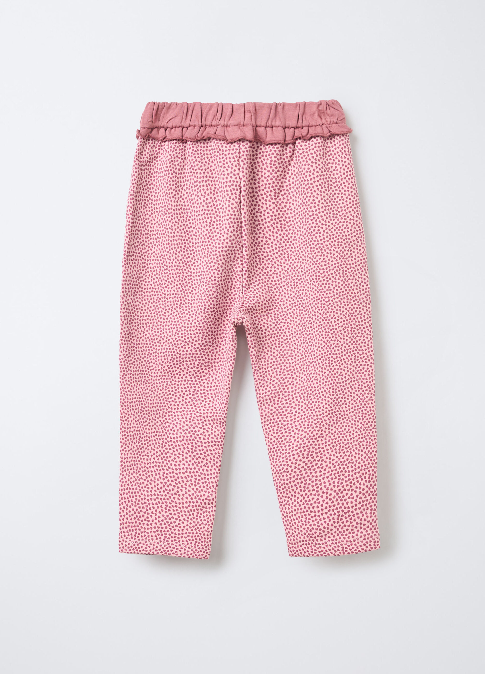 Jogger in cotone garzato stretch Fit Regular bimba_1