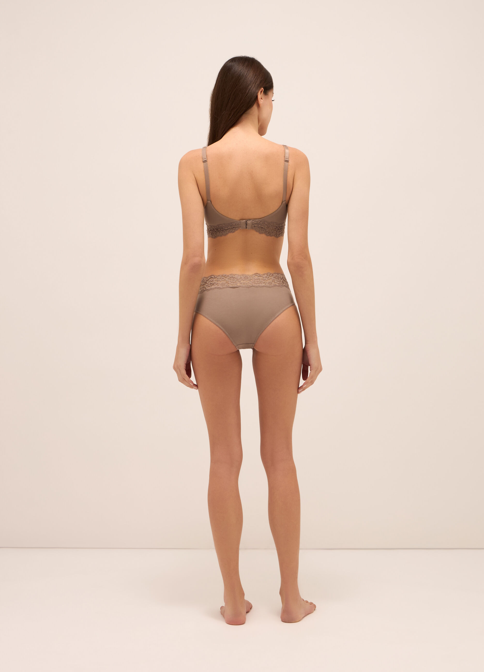 Reggiseno a triangolo in cotone stretch donna_1