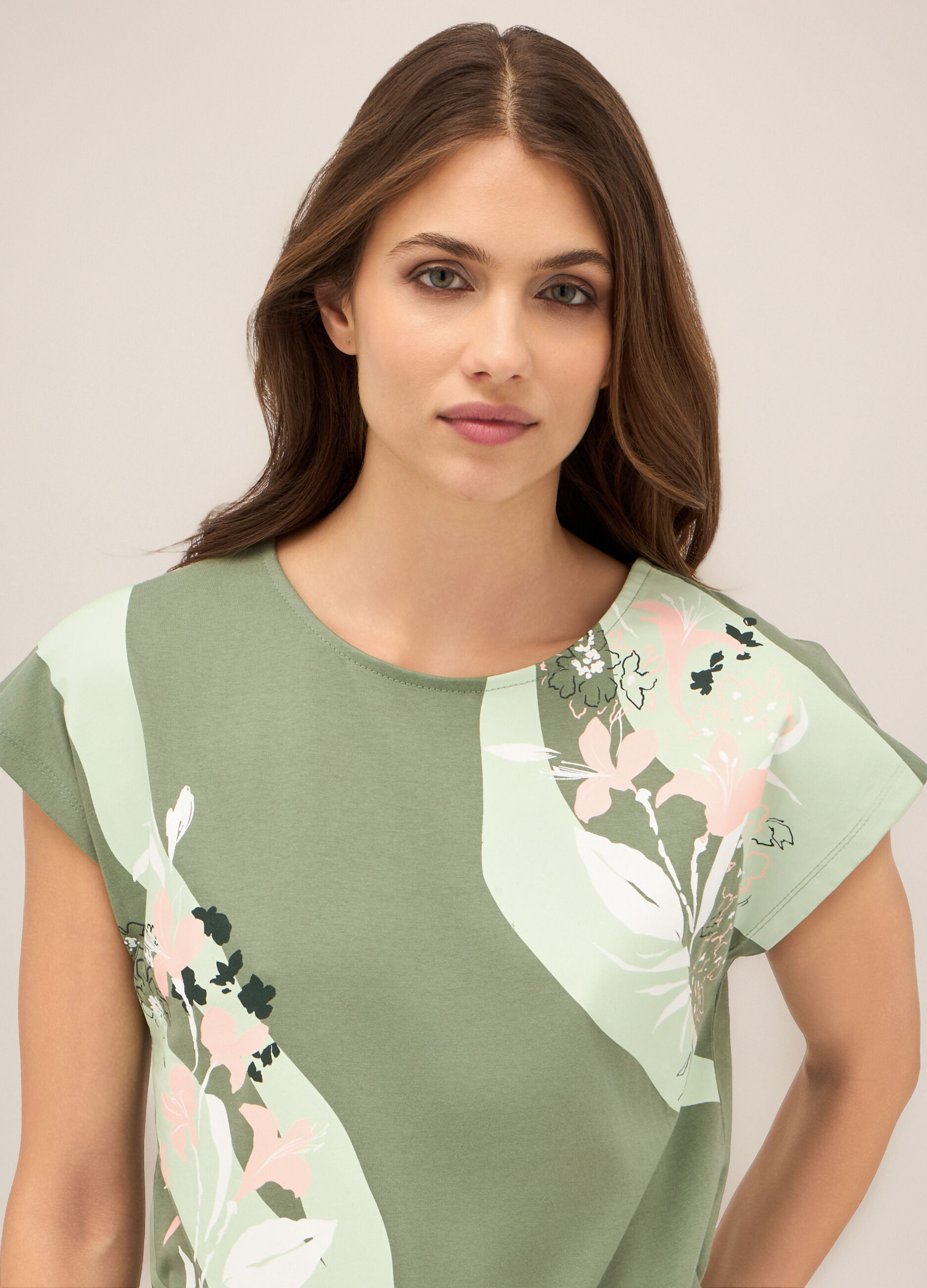 T-shirt in puro cotone donna_2