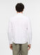 Camicia regular fit con collo classico in cotone e lino uomo_1