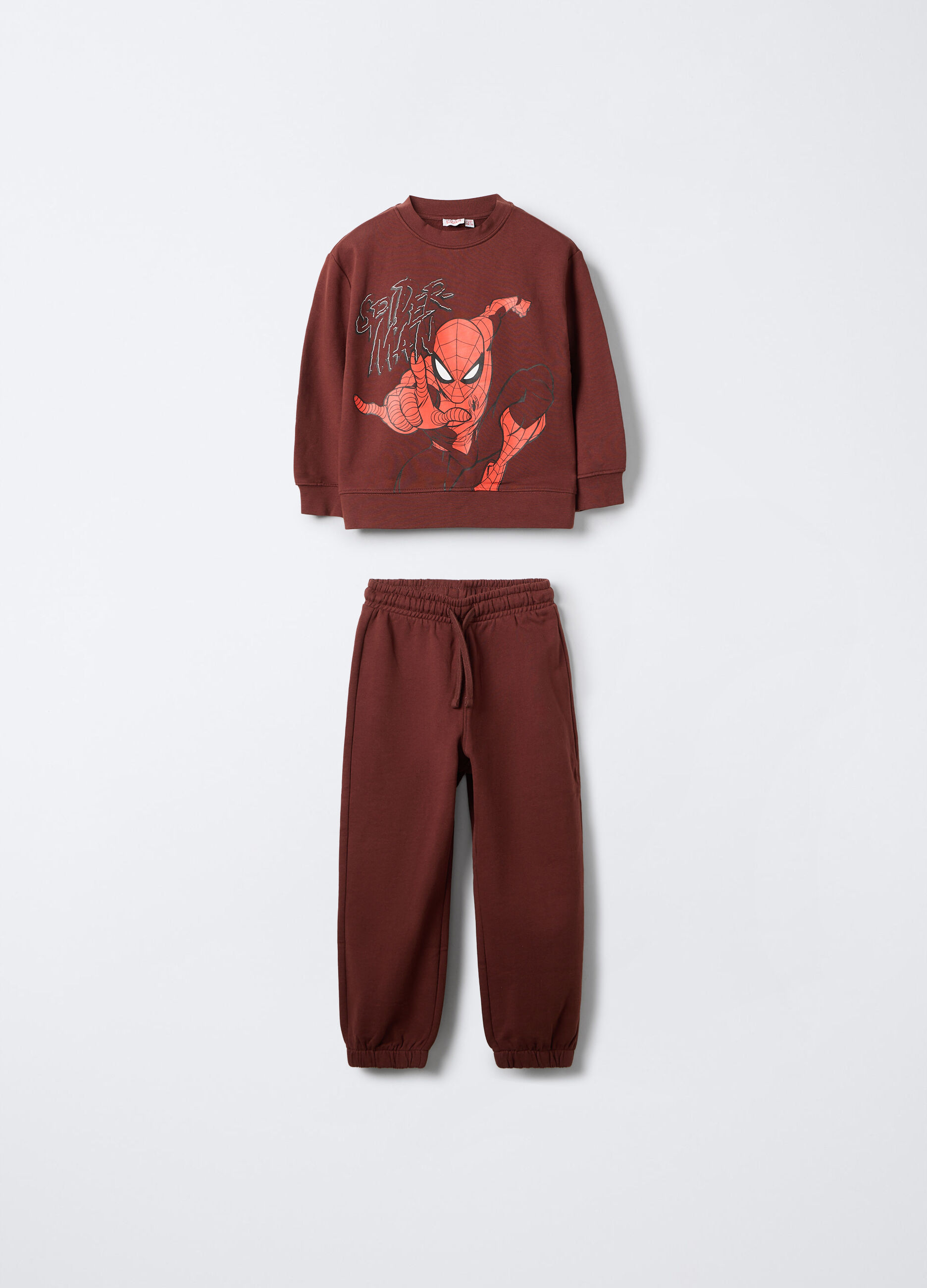 Jogging set in felpa di puro cotone bambino_0
