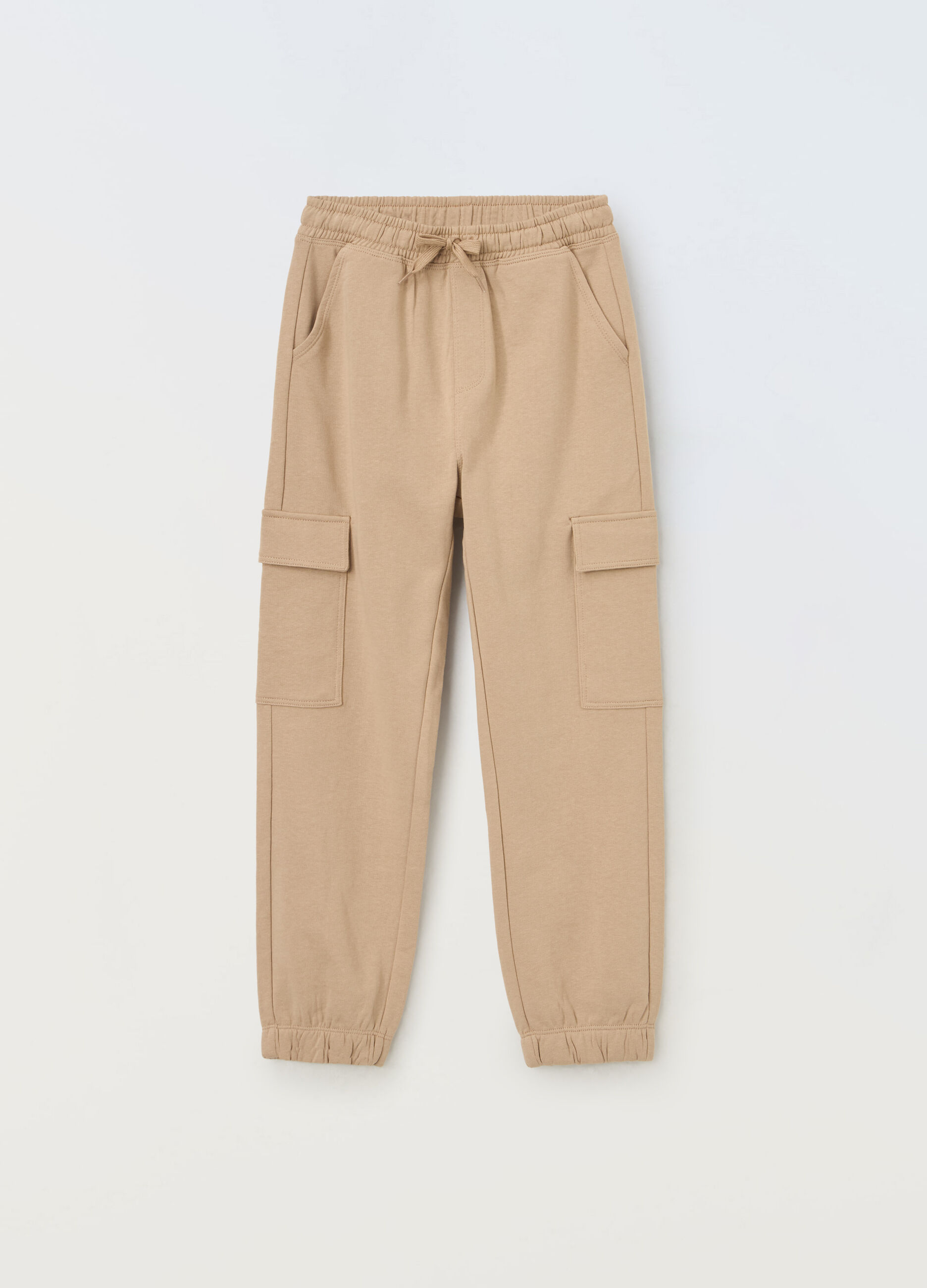 Jogger cargo in puro cotone ragazzo_0