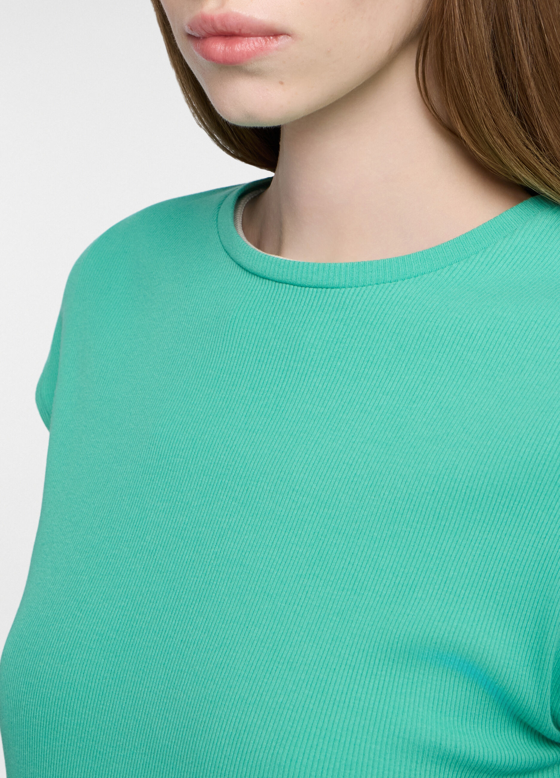 T-shirt girocollo fitted donna_2