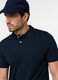 Polo a maniche corte in piquet di cotone uomo_2