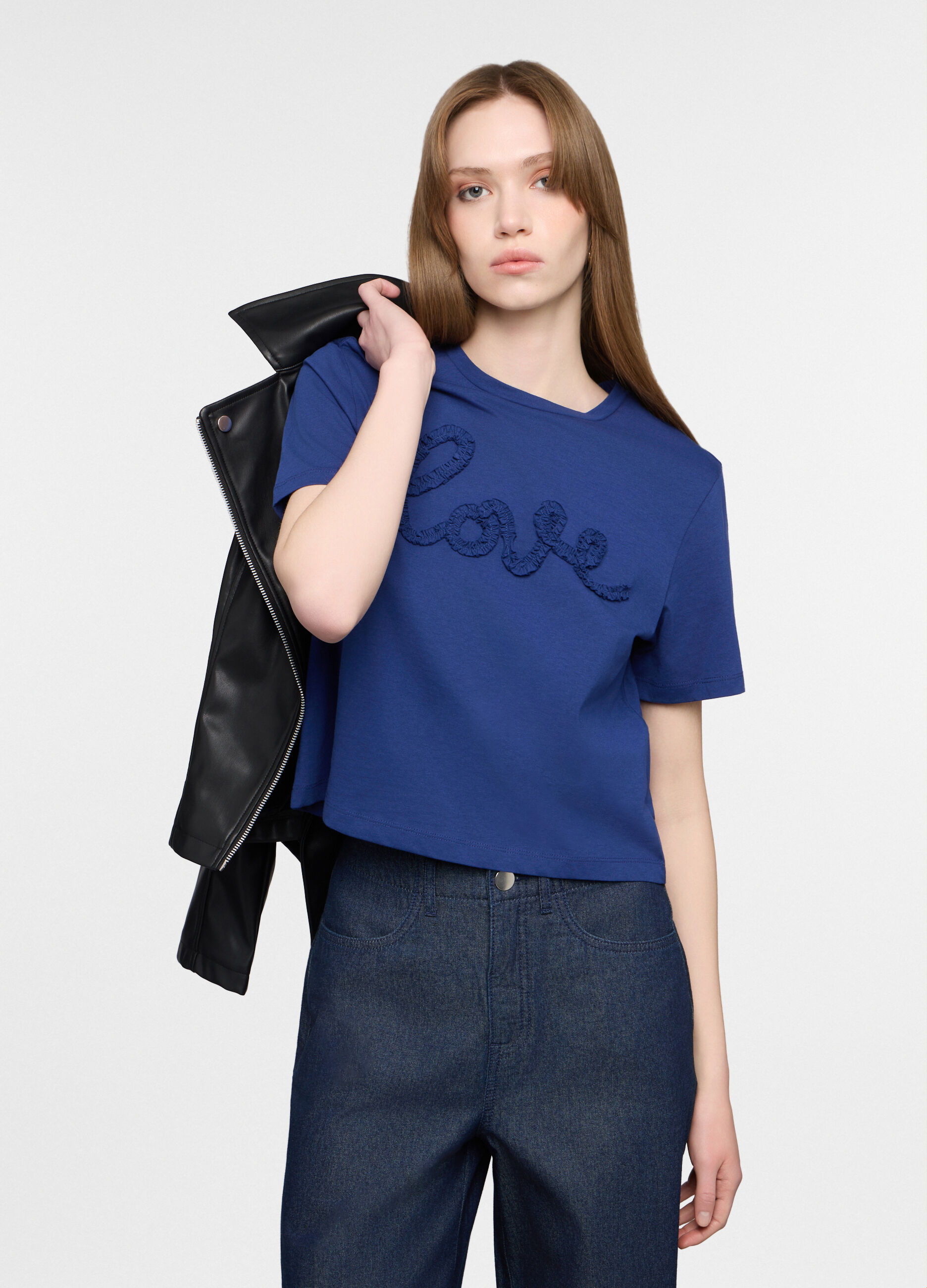 T-shirt girocollo donna_0