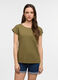 T-shirt girocollo stretch donna_0