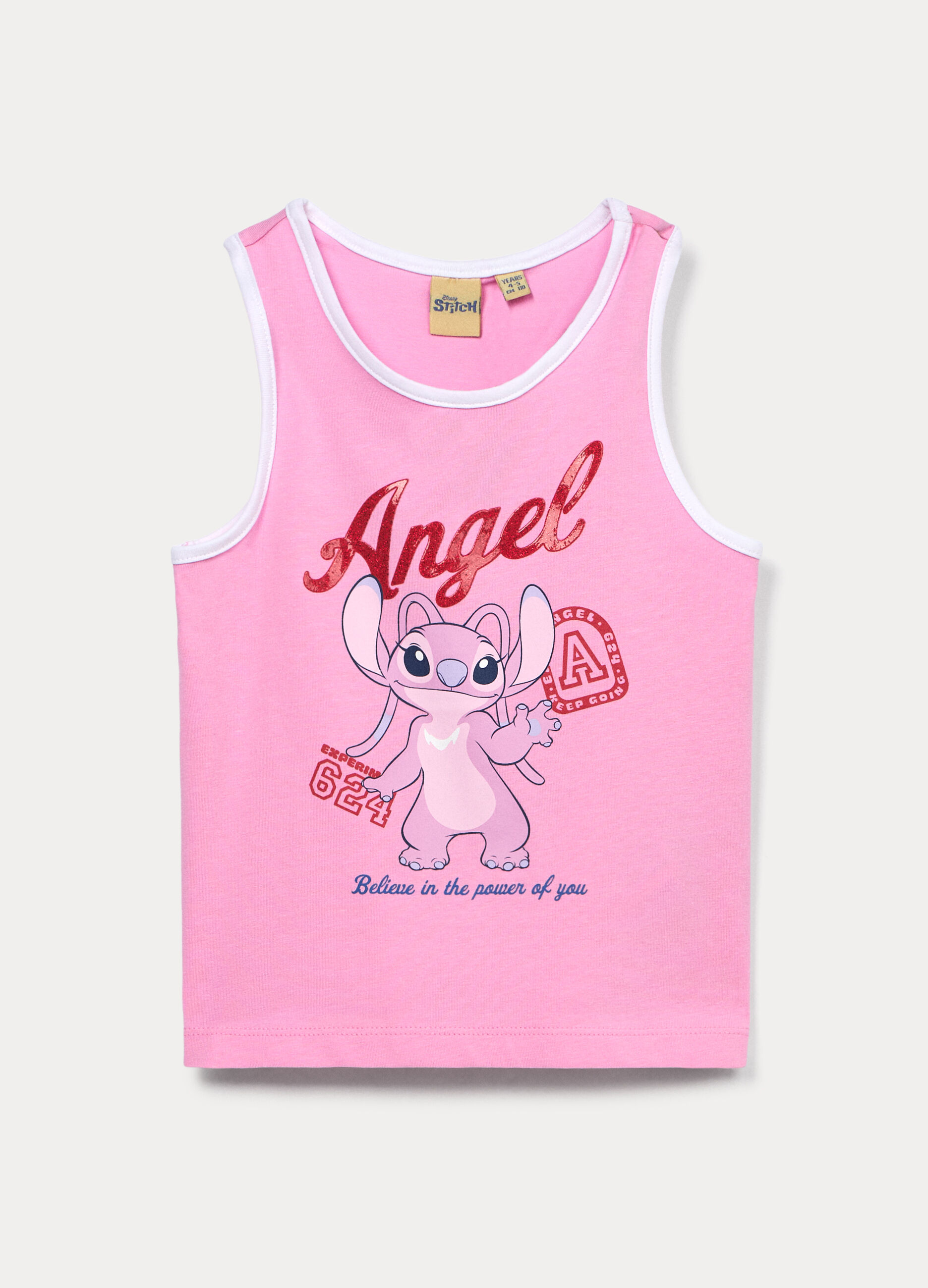 Canotta Disney in jersey di cotone stretch bambina_0