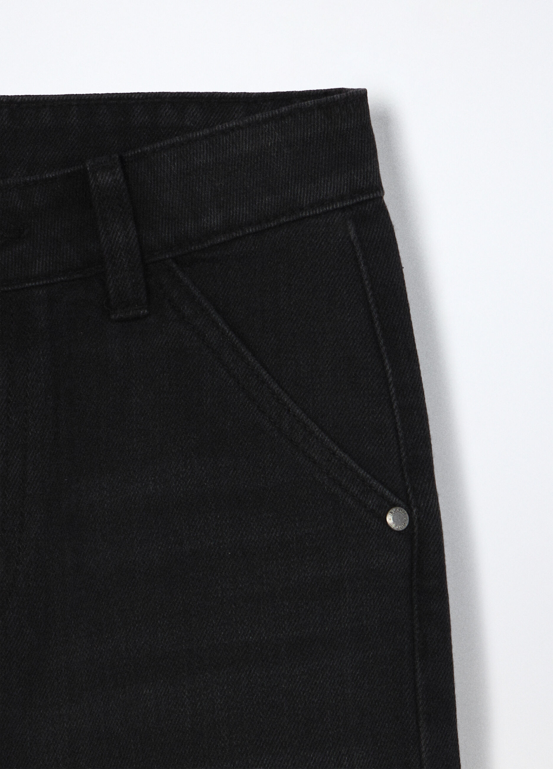 Pantaloni in denim misto cotone ragazzo_2