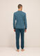 Maglia del pigiama a righe multicolor misto cotone uomo_1