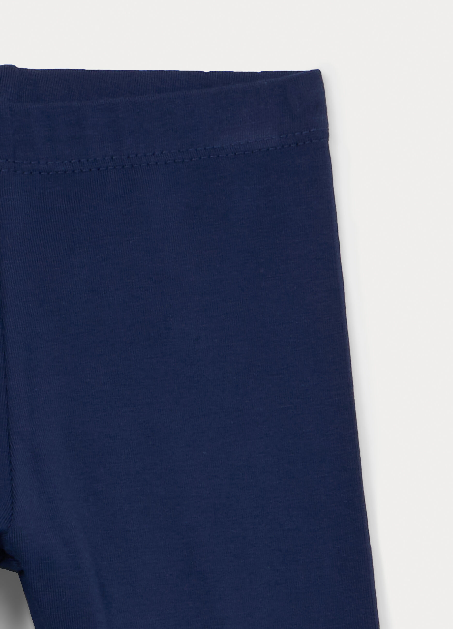 Leggings capri slim fit in jersey di cotone stretch bimba_2