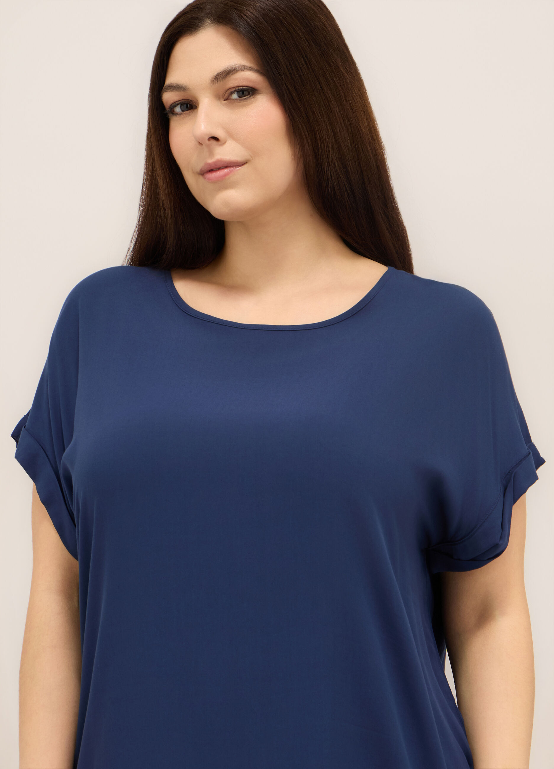 T-shirt in jersey di pura viscosa donna_2