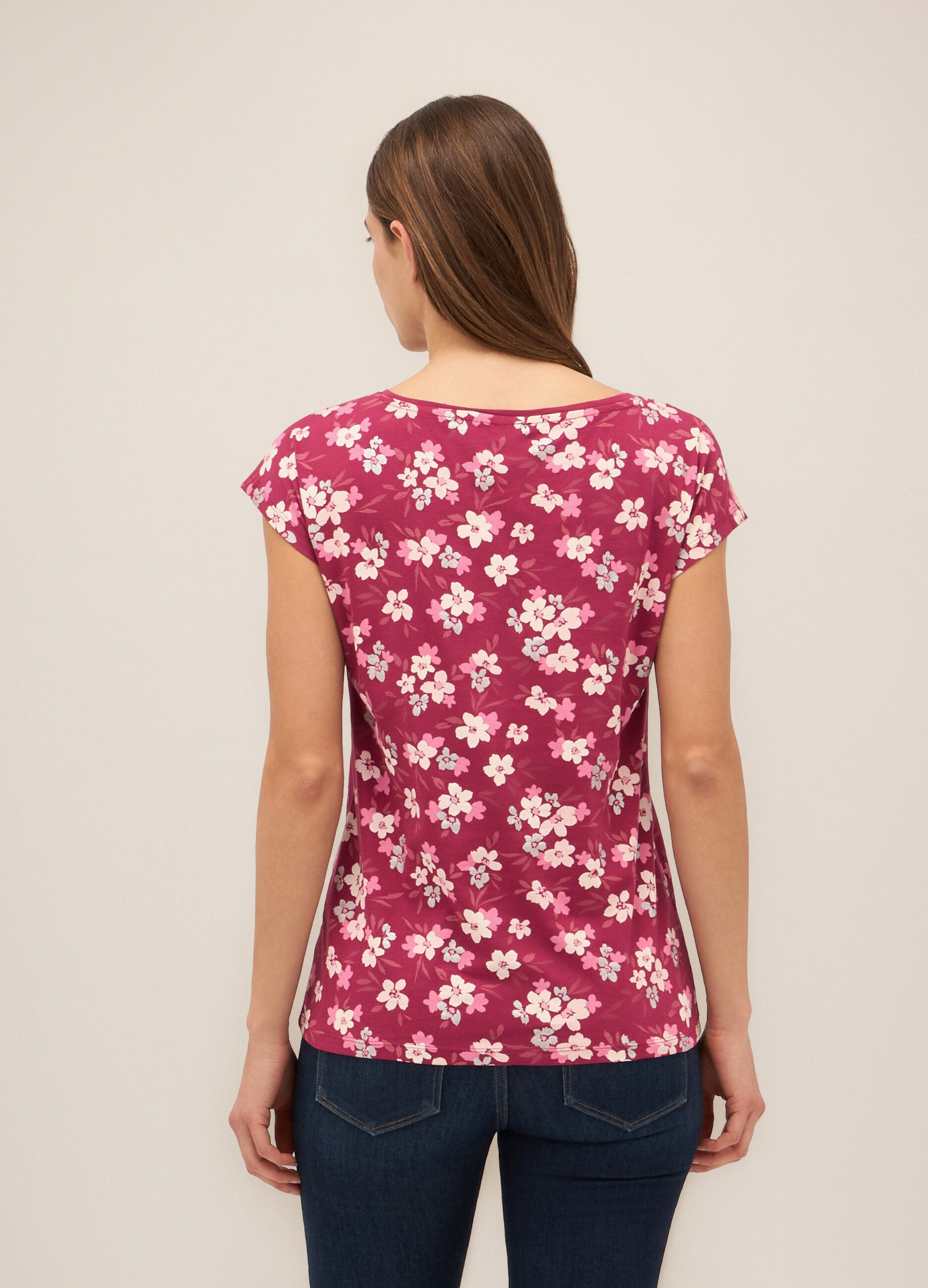 T-shirt in puro cotone donna_1