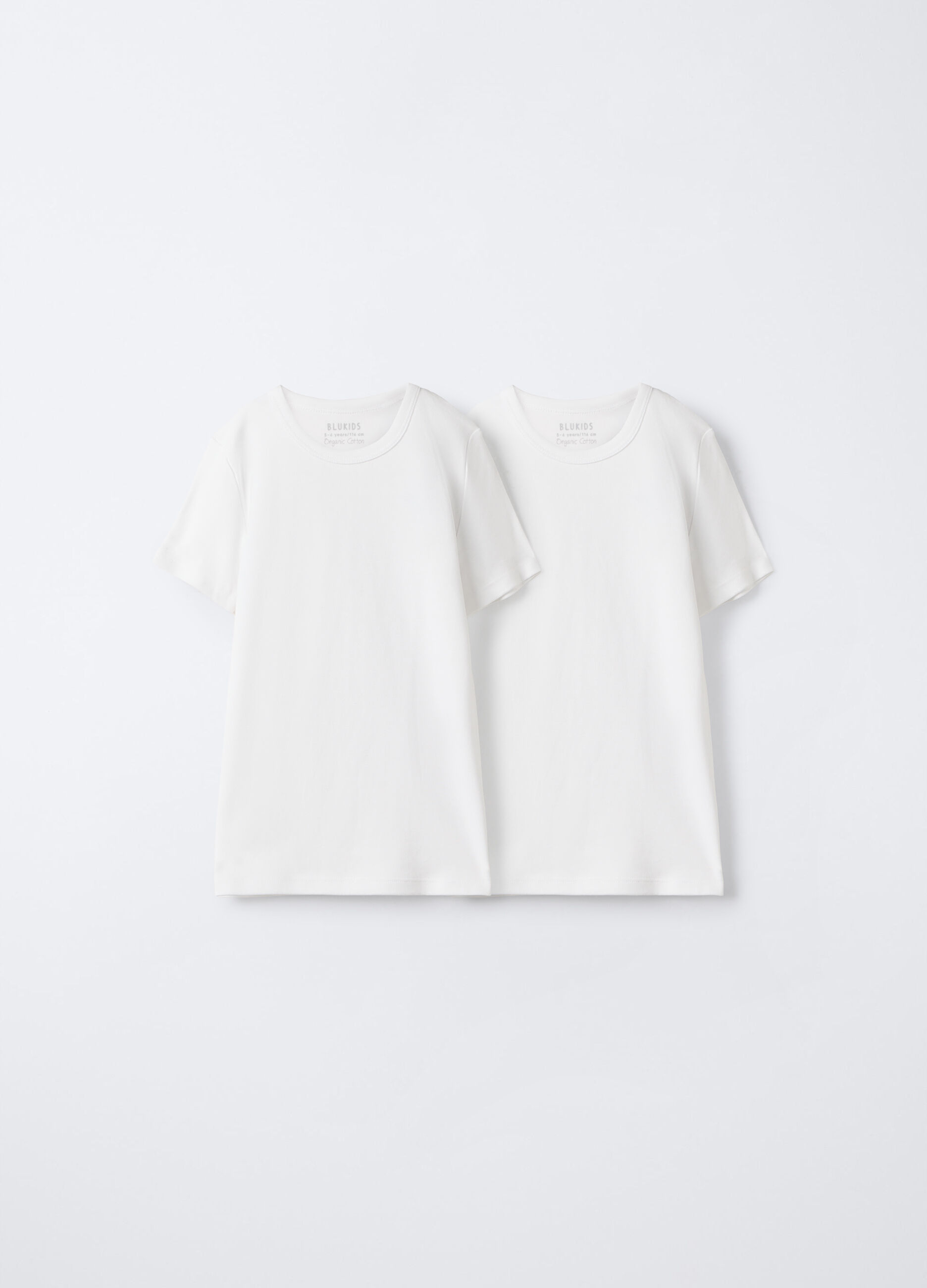 Pack 2 t-shirt in interlock di puro cotone ragazzo _0