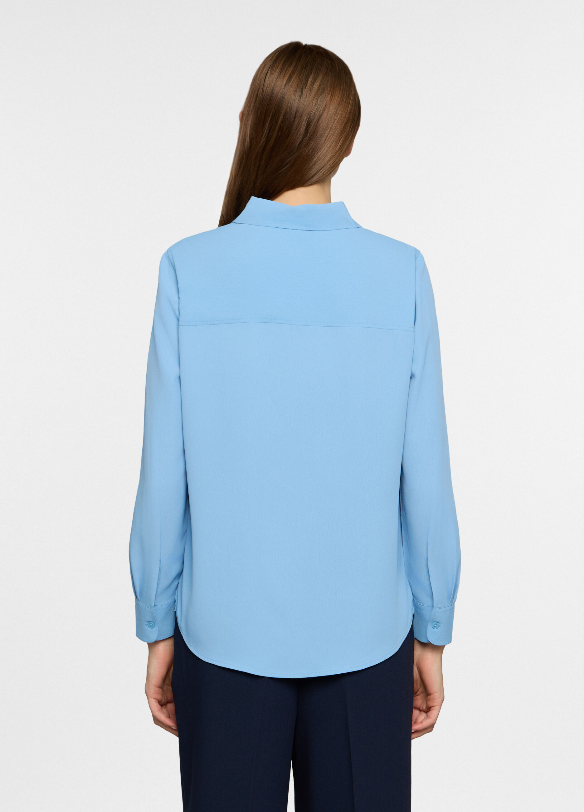 Camicia regular fit con colletto alla francese donna_1