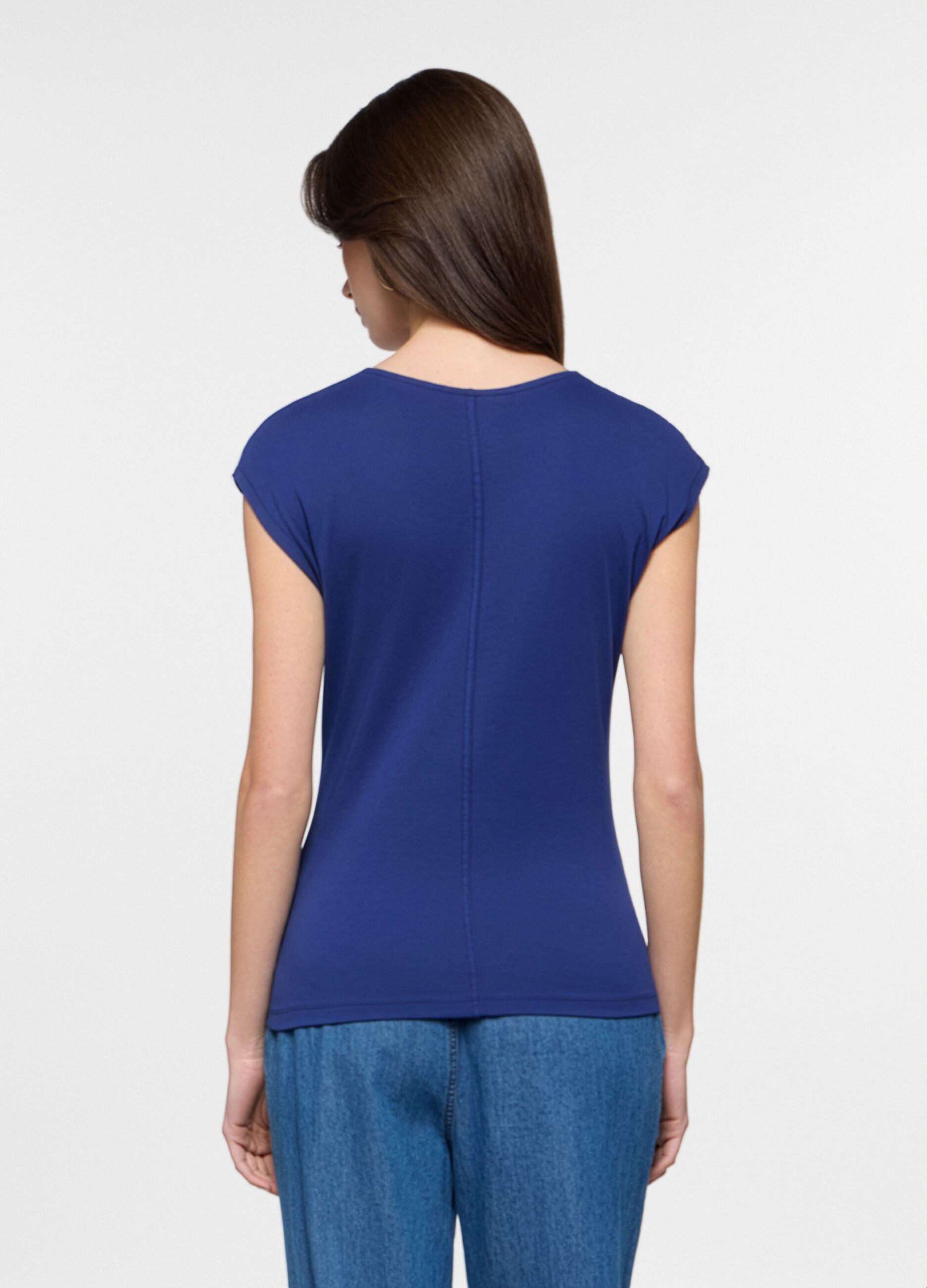 T-shirt girocollo donna_1