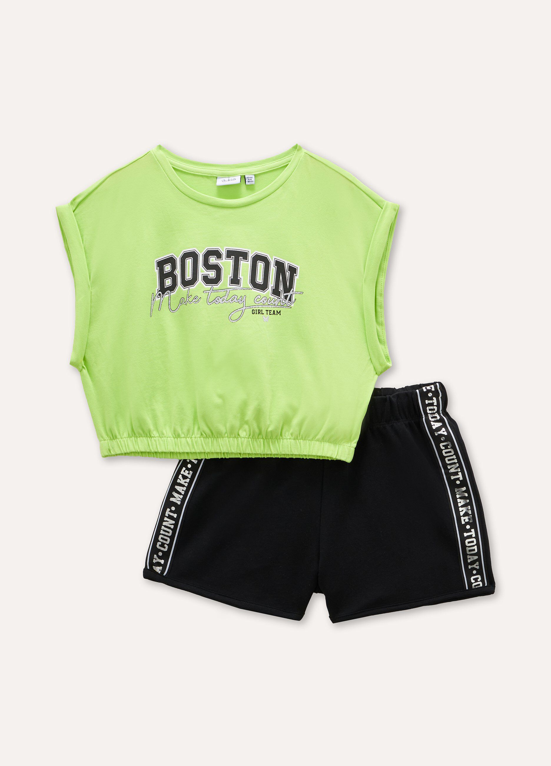 Jogging set in cotone stretch ragazza_0
