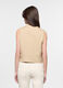 Gilet in twill misto lino donna_1