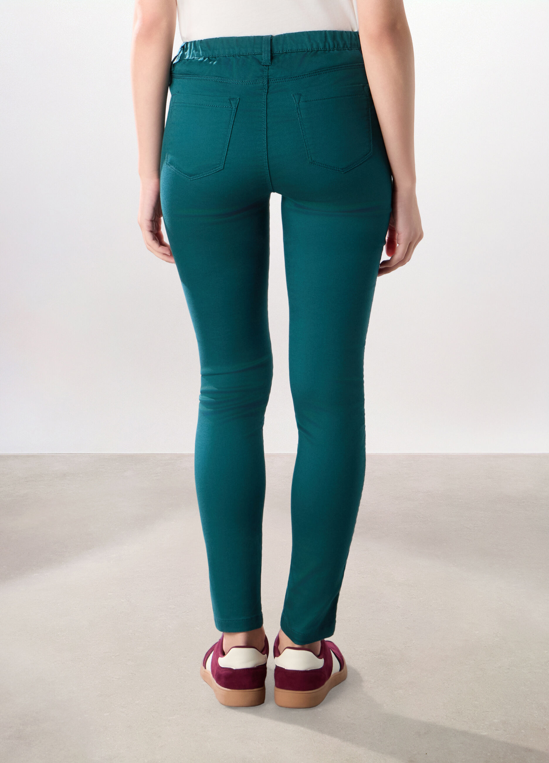 Treggings in cotone stretch donna_1