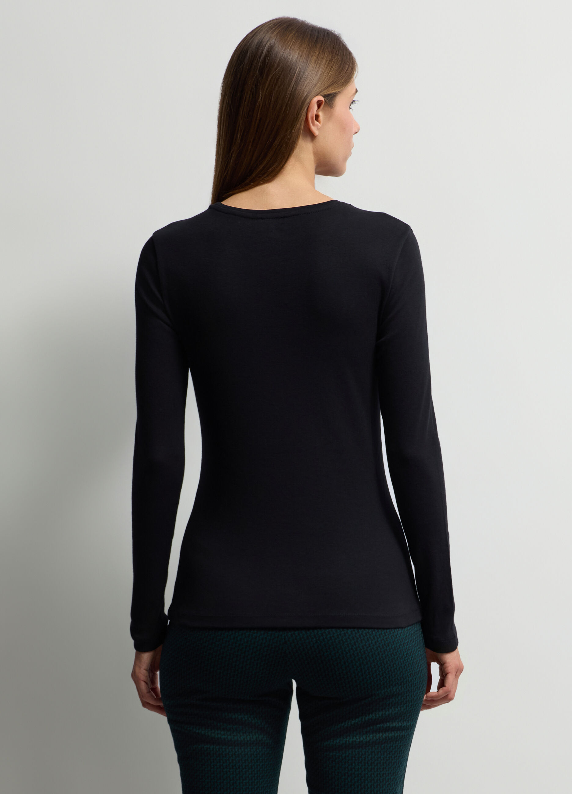 T-shirt girocollo donna_1