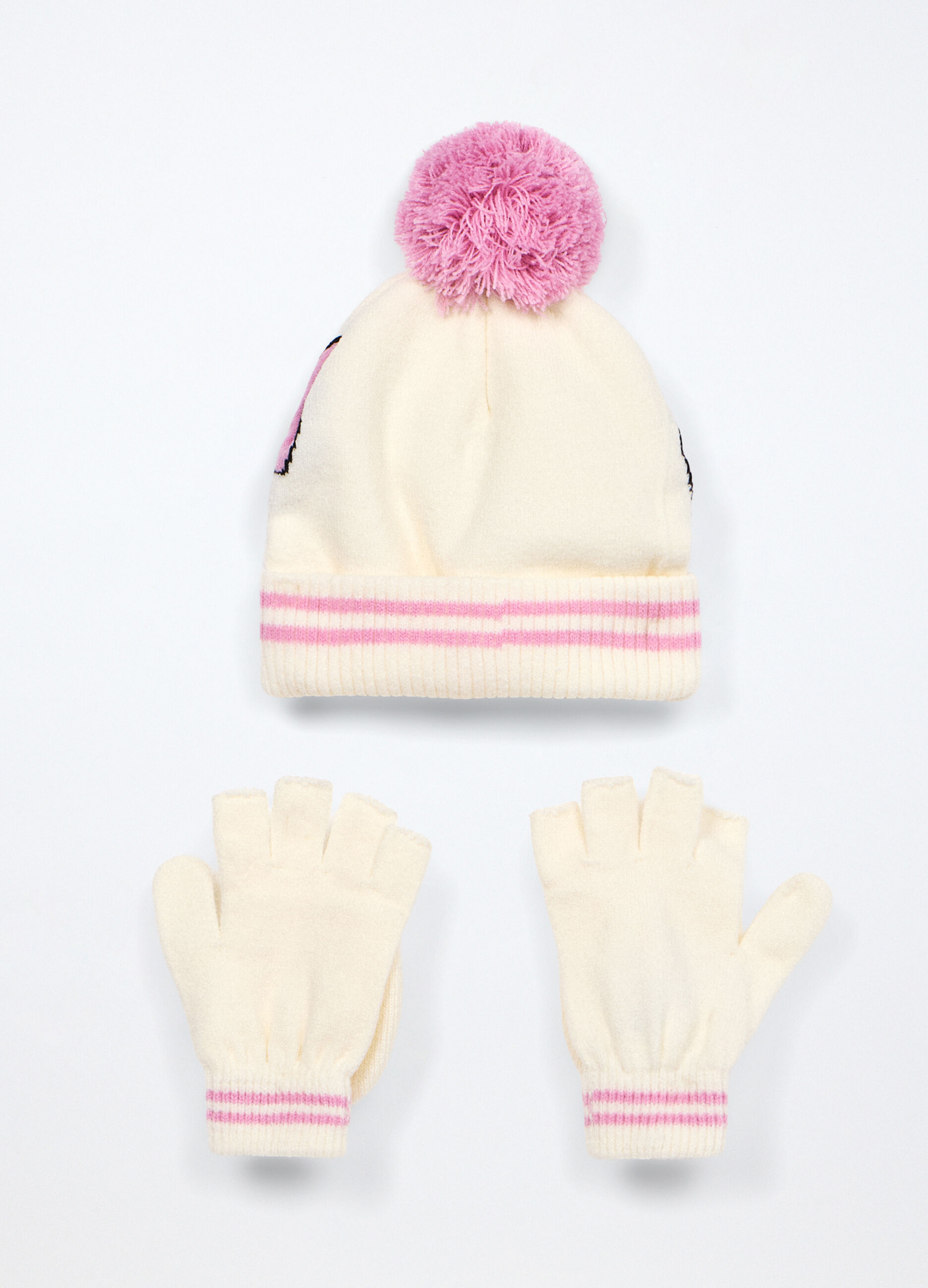 Set berretto + sciarpa tricot _1