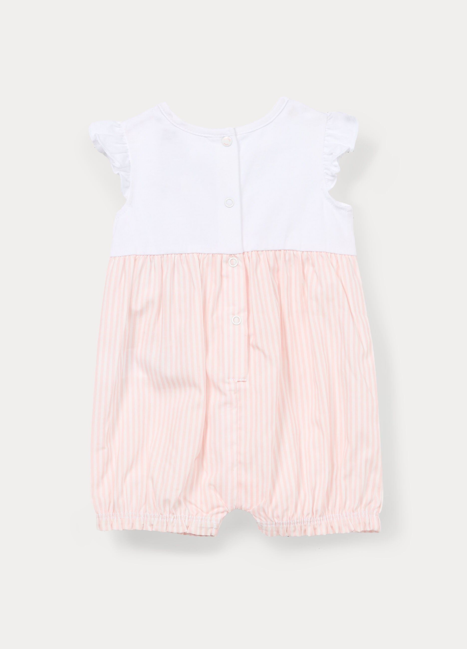 Pagliaccetto in jersey di cotone stretch neonata_1