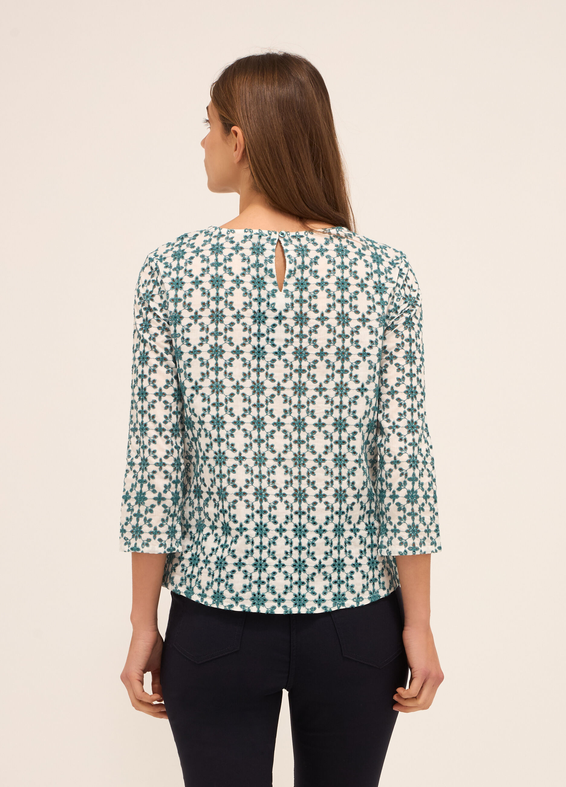 Blusa in puro cotone donna_1