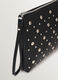 Pochette in eco pelle con borchie donna_2