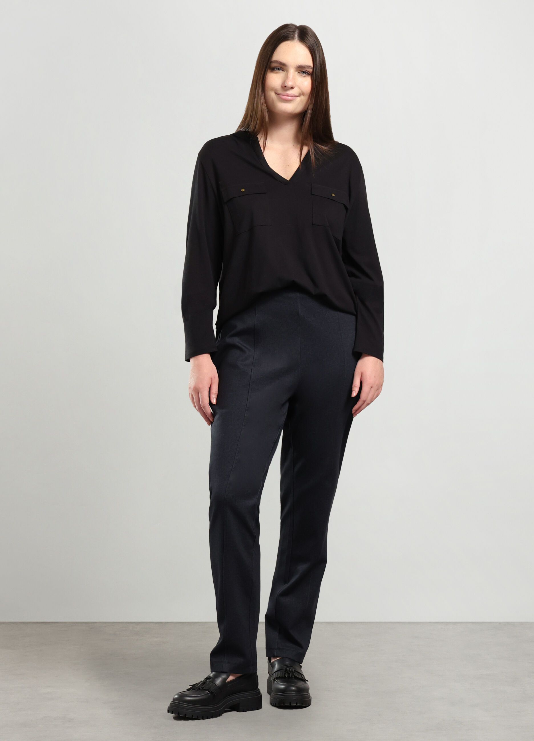 Jeggings in punto Milano donna curvy_0