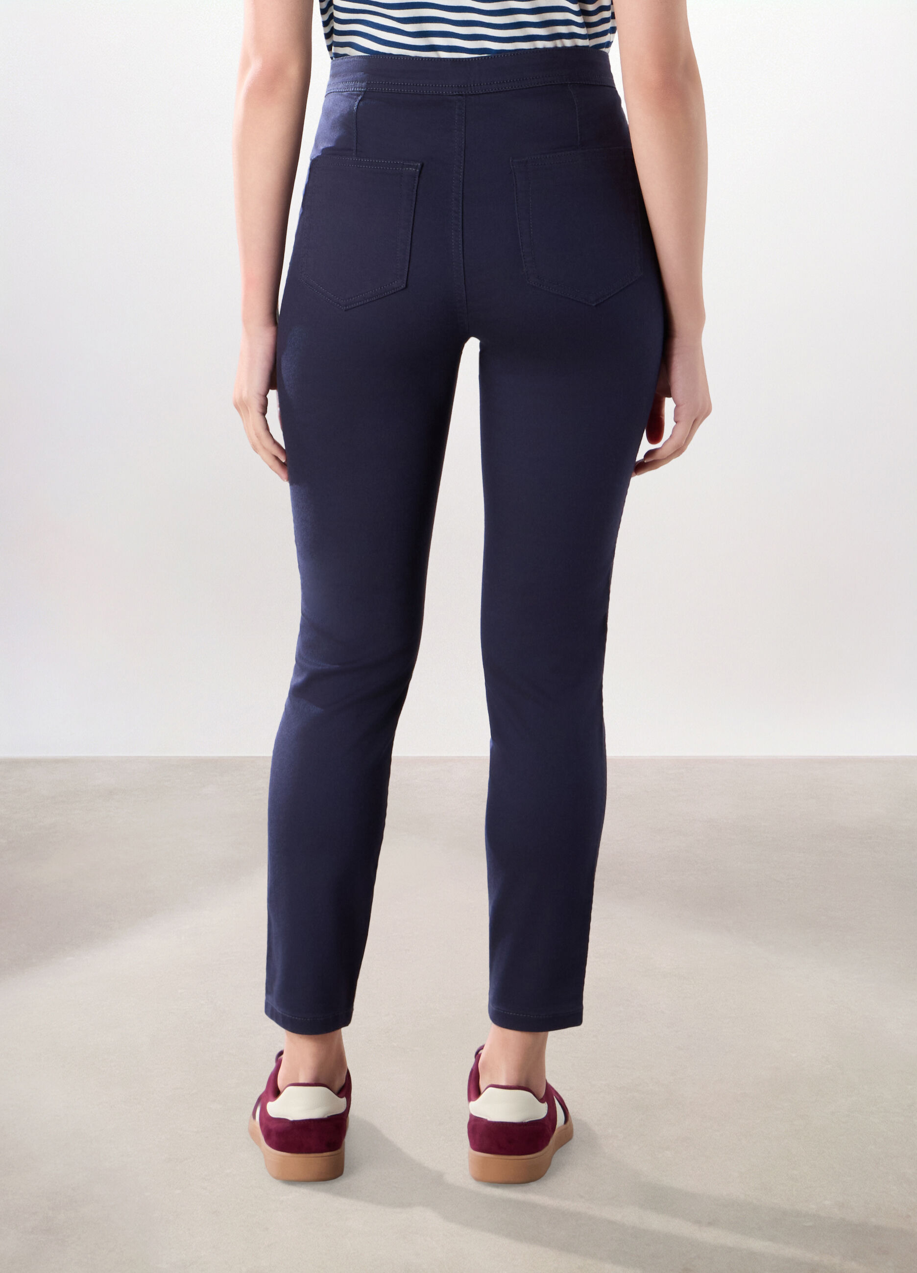 Treggings in cotone stretch donna_1
