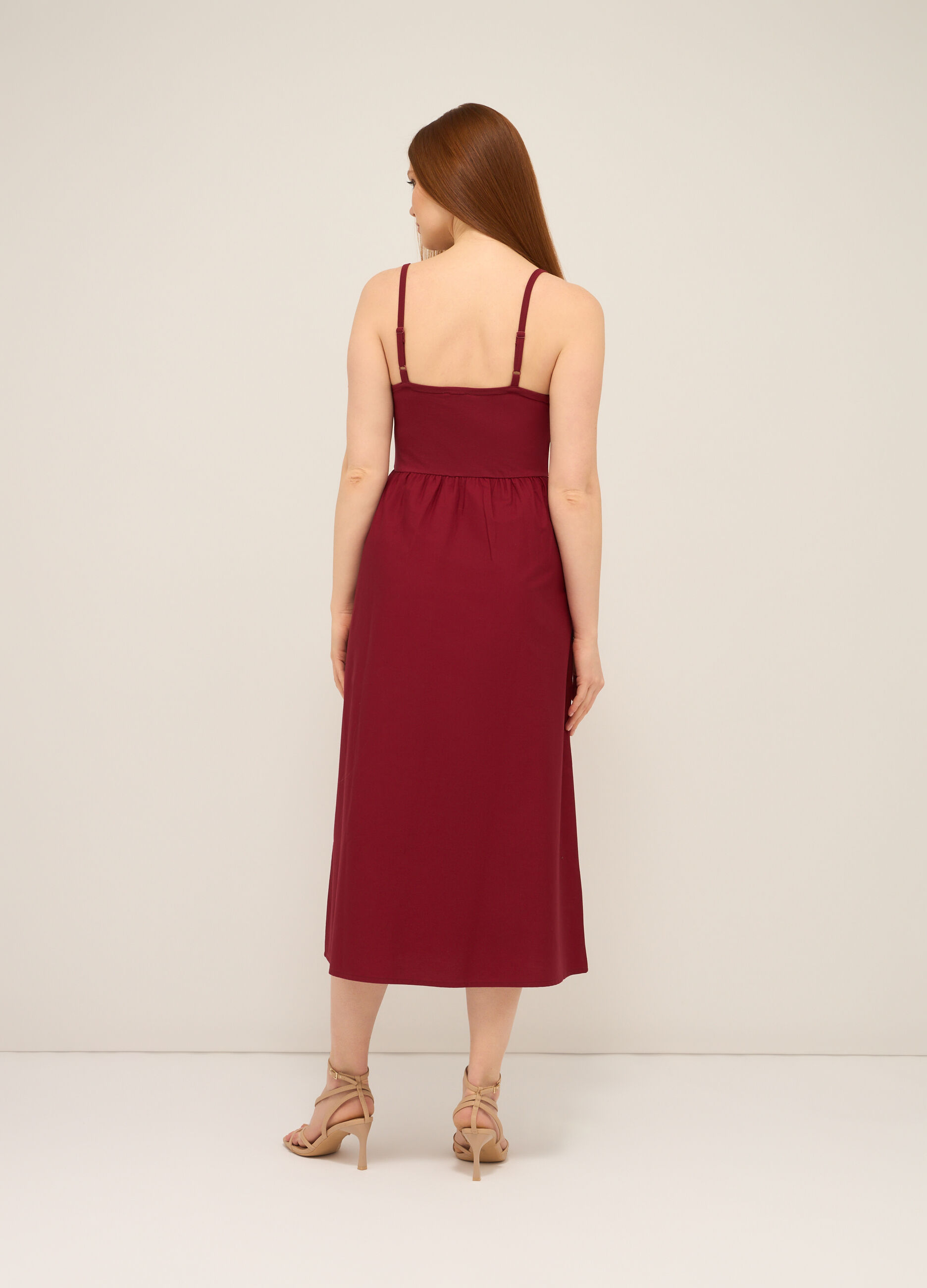 Abito lungo in puro cotone donna_1